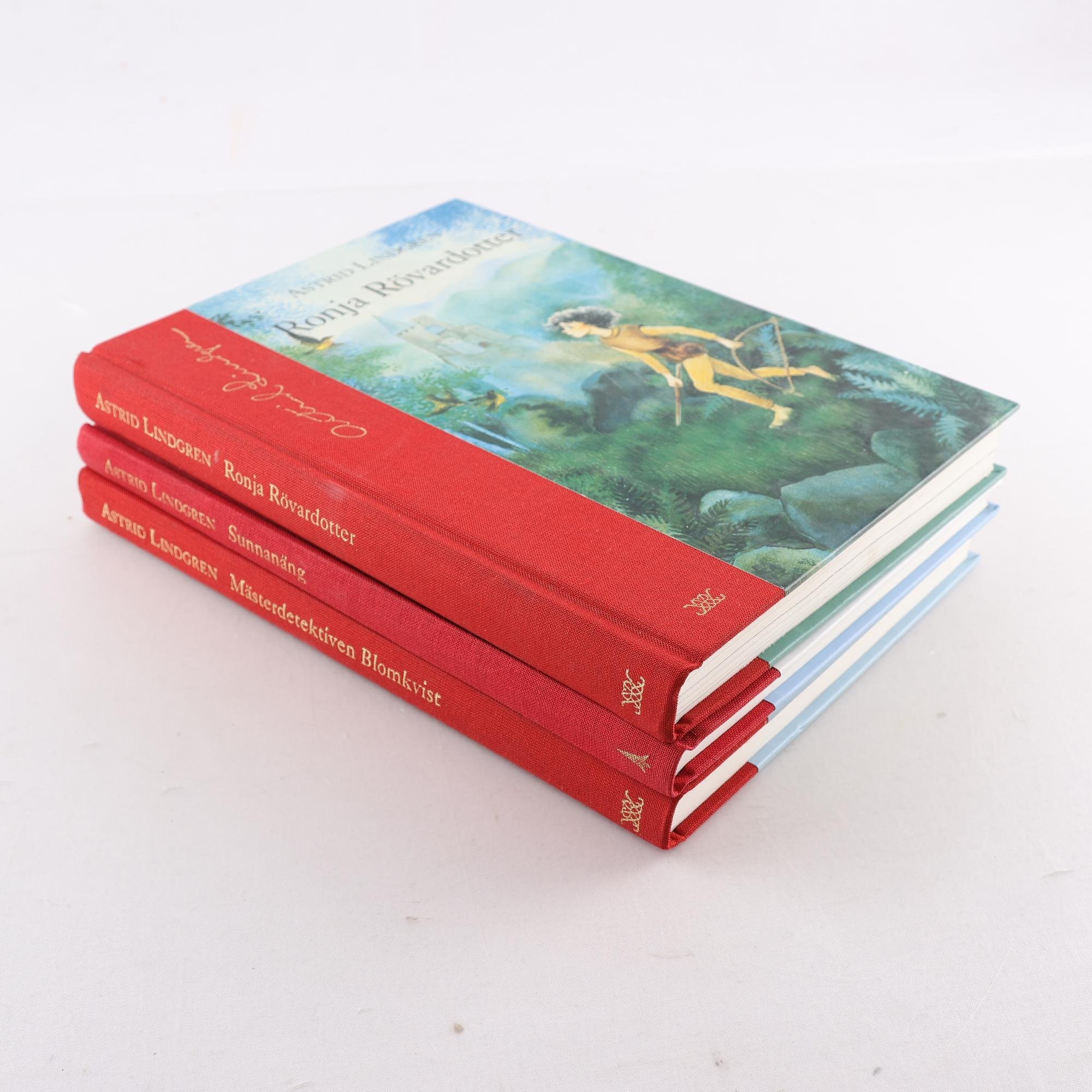 Astrid Lindgren, bokpaket med 3 volymer