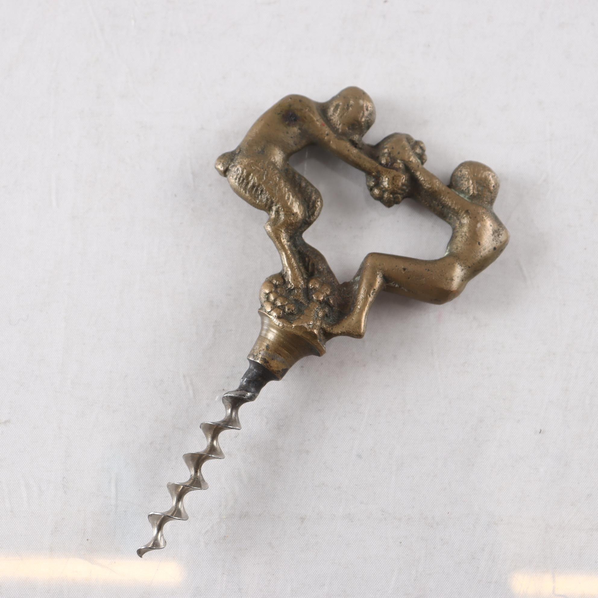 Korköppnare, mässing