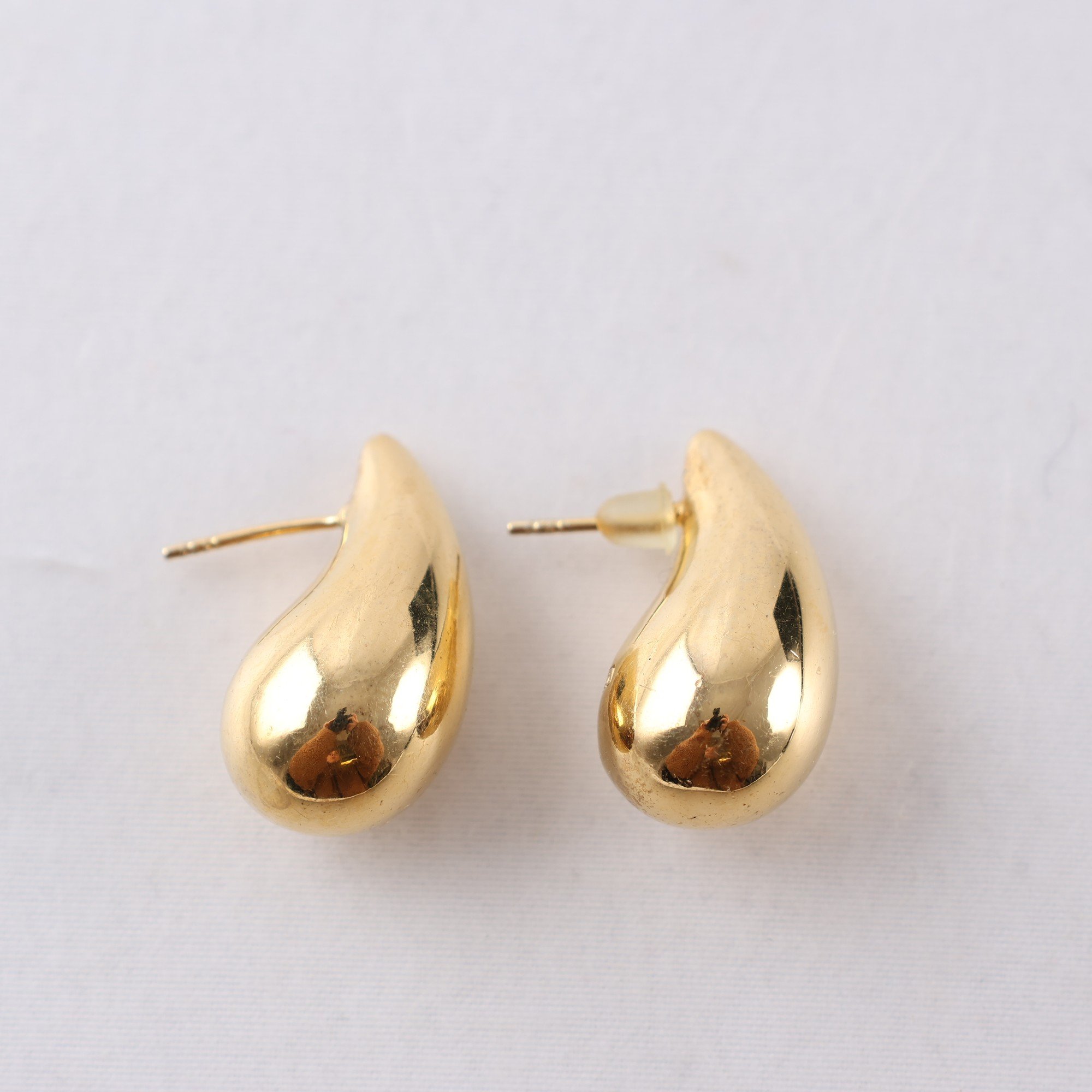 Örhängen, Safira, silver 925, droppformade. Vikt: 13.8g