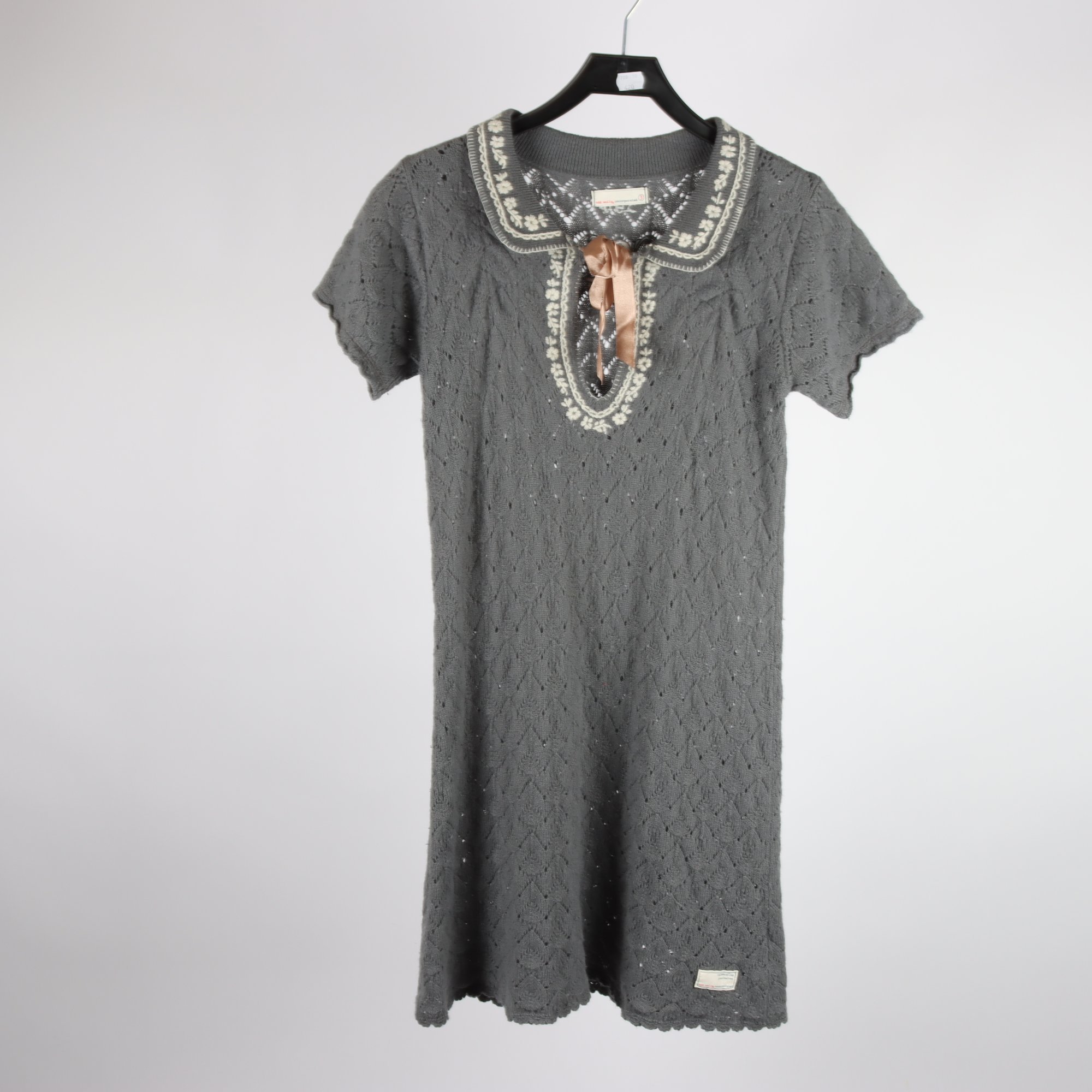 Stickad klänning, Odd Molly, grå, lammull, stl. L.