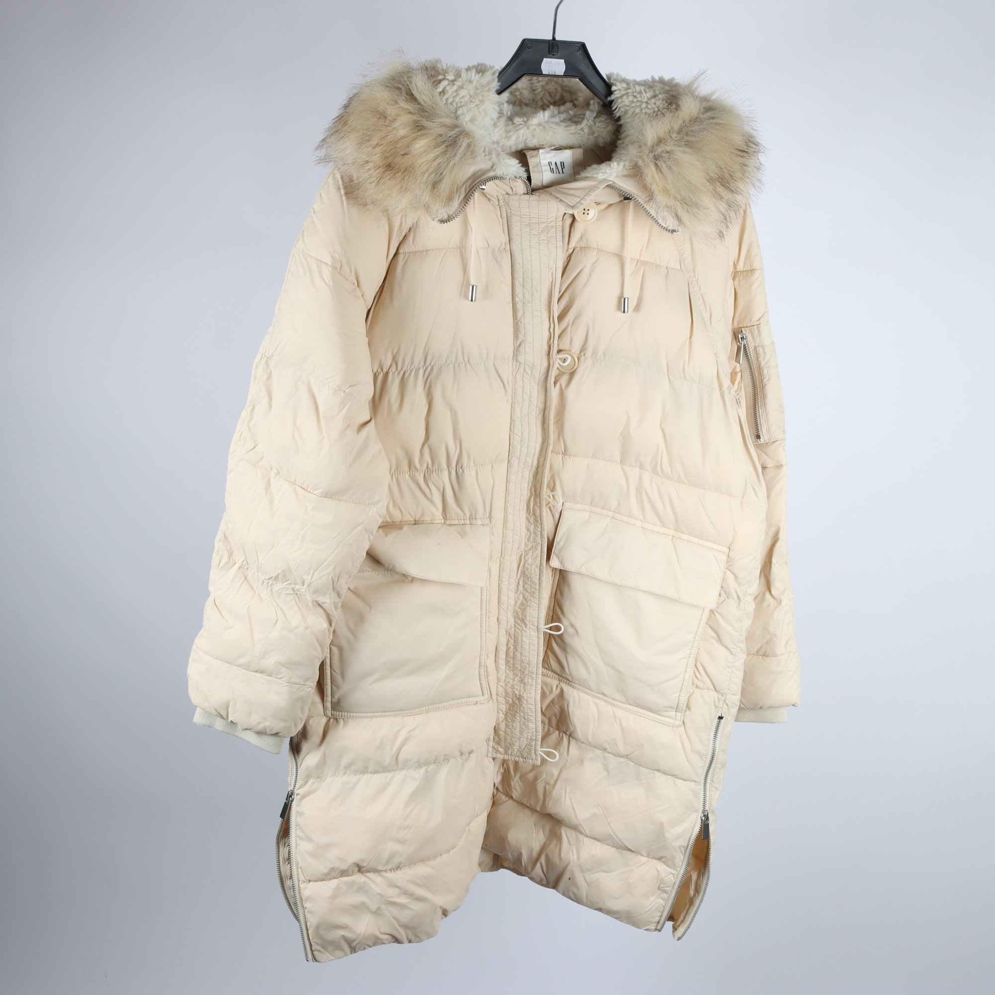 Vinterjacka, Gap, beige, stl. L.