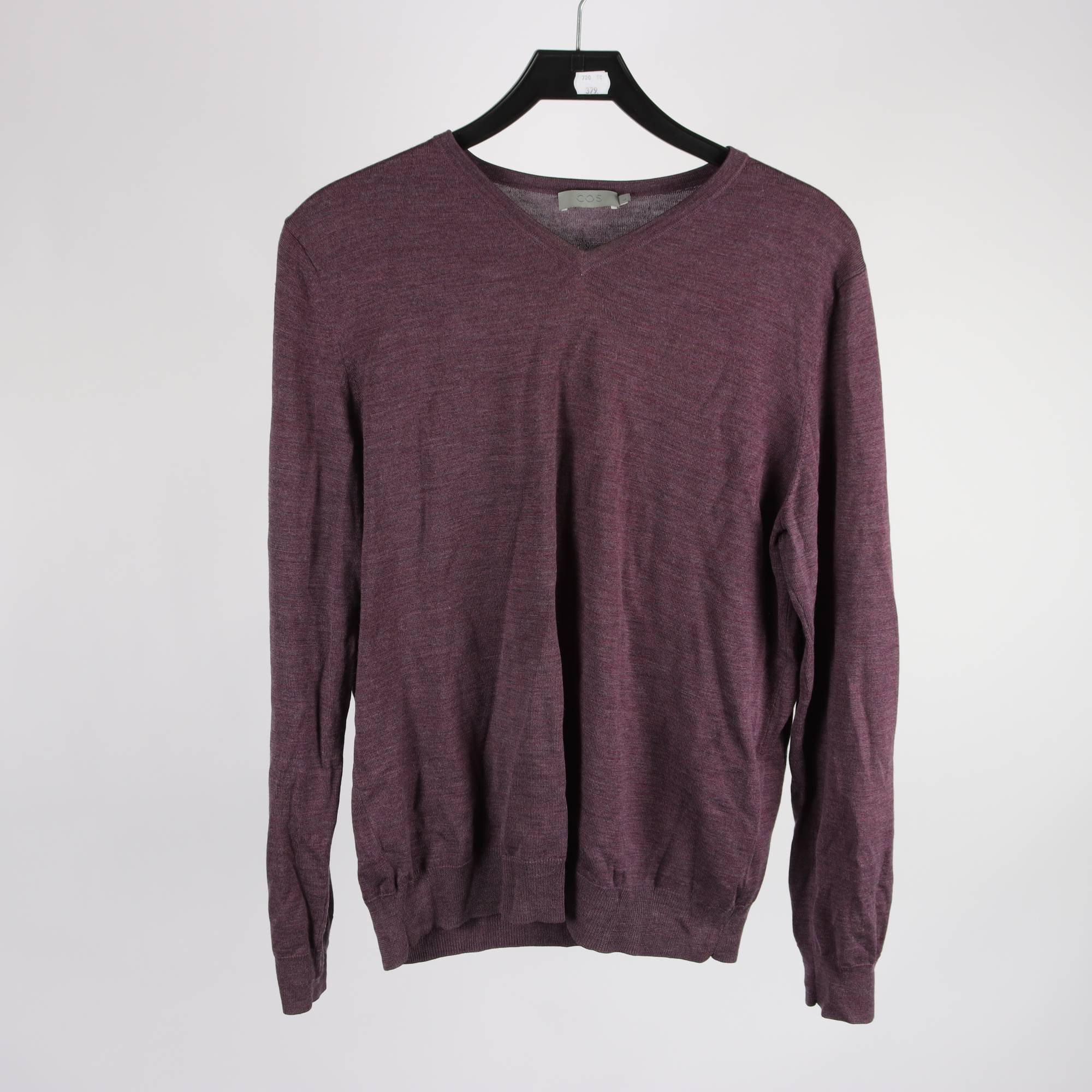 Tröja, COS, lila, ull, silke, stl. L.