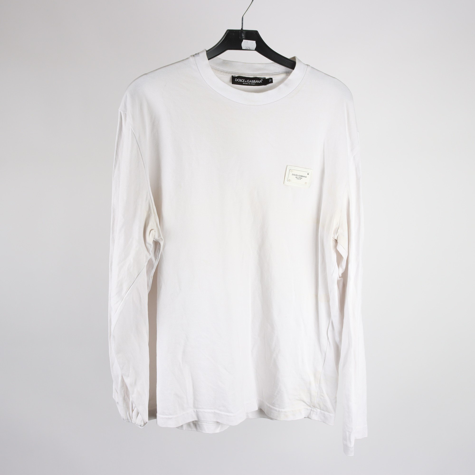 Tröja, Dolce & Gabbana, vit, stl. 52.