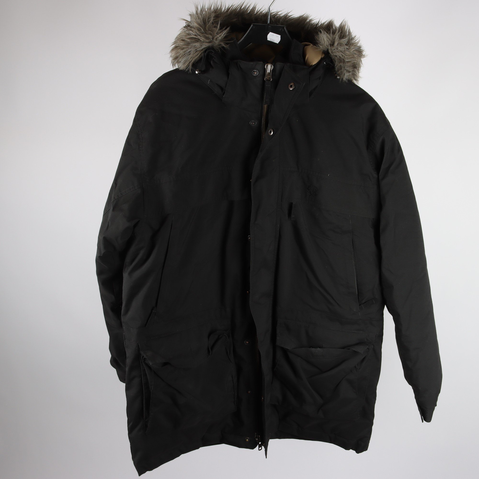 Dunjacka, Fred Perry, svart, stl. L.