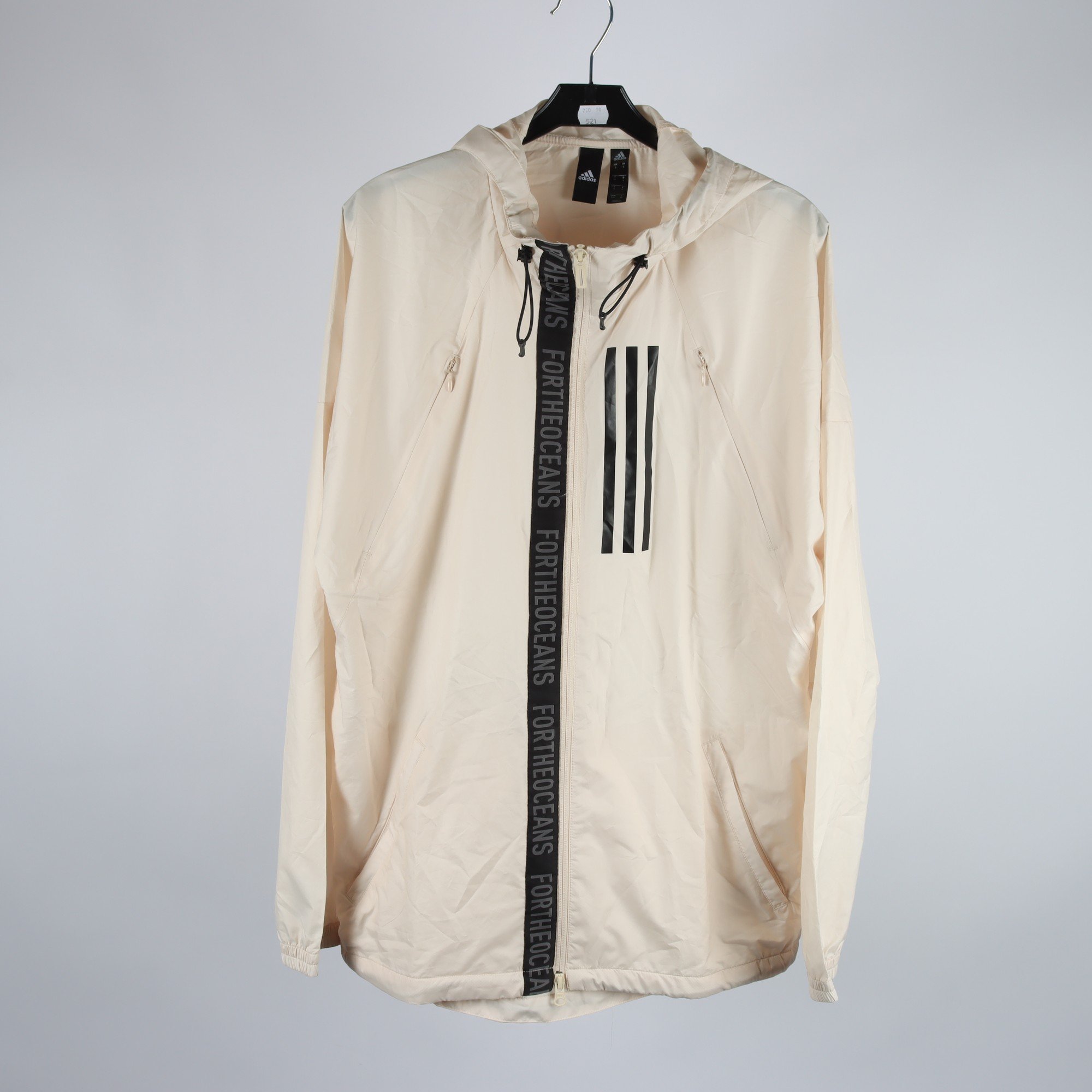 Löparjacka, Adidas, beige, stl. S.