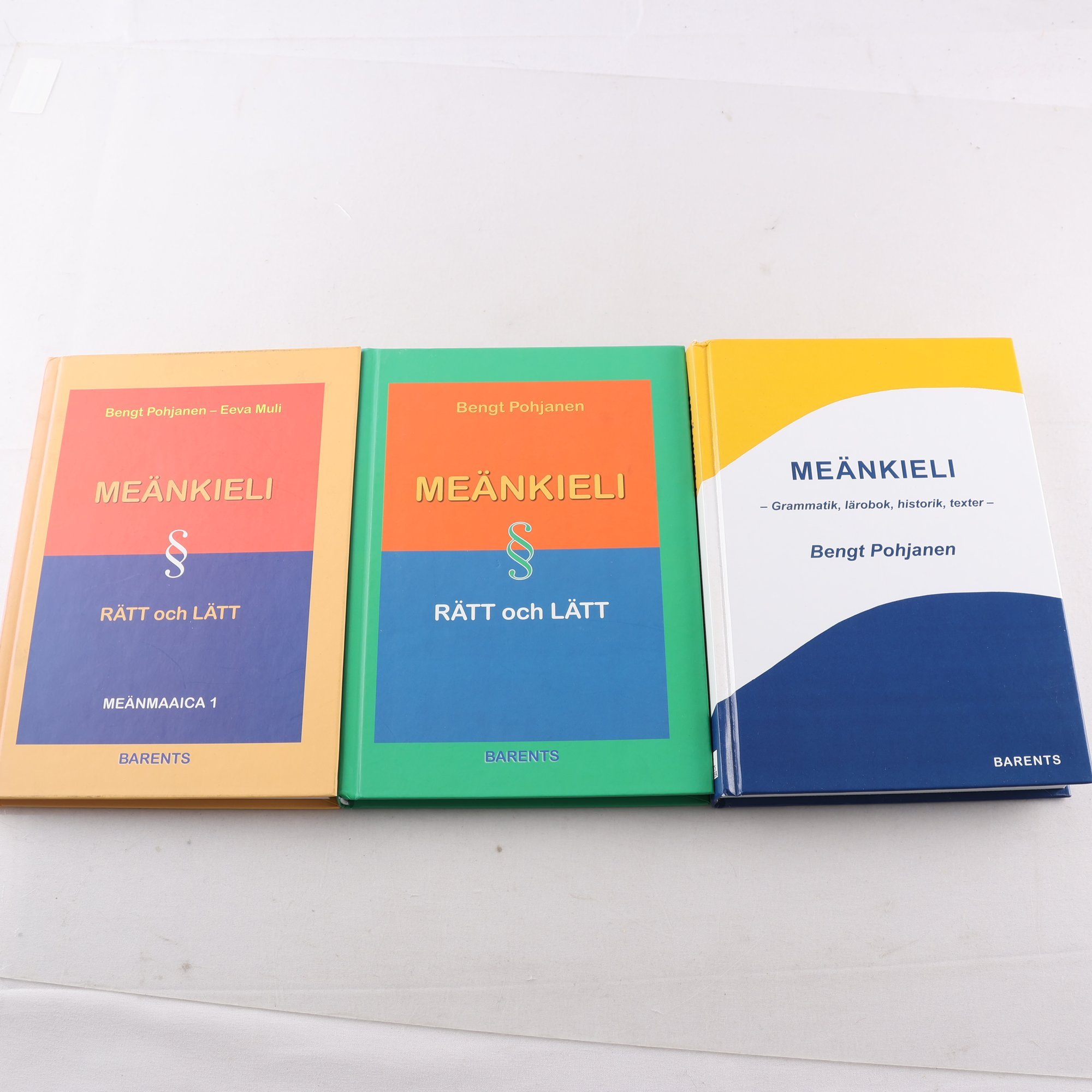 Bokpaket, Meänkieli, läroböcker, 3 volymer