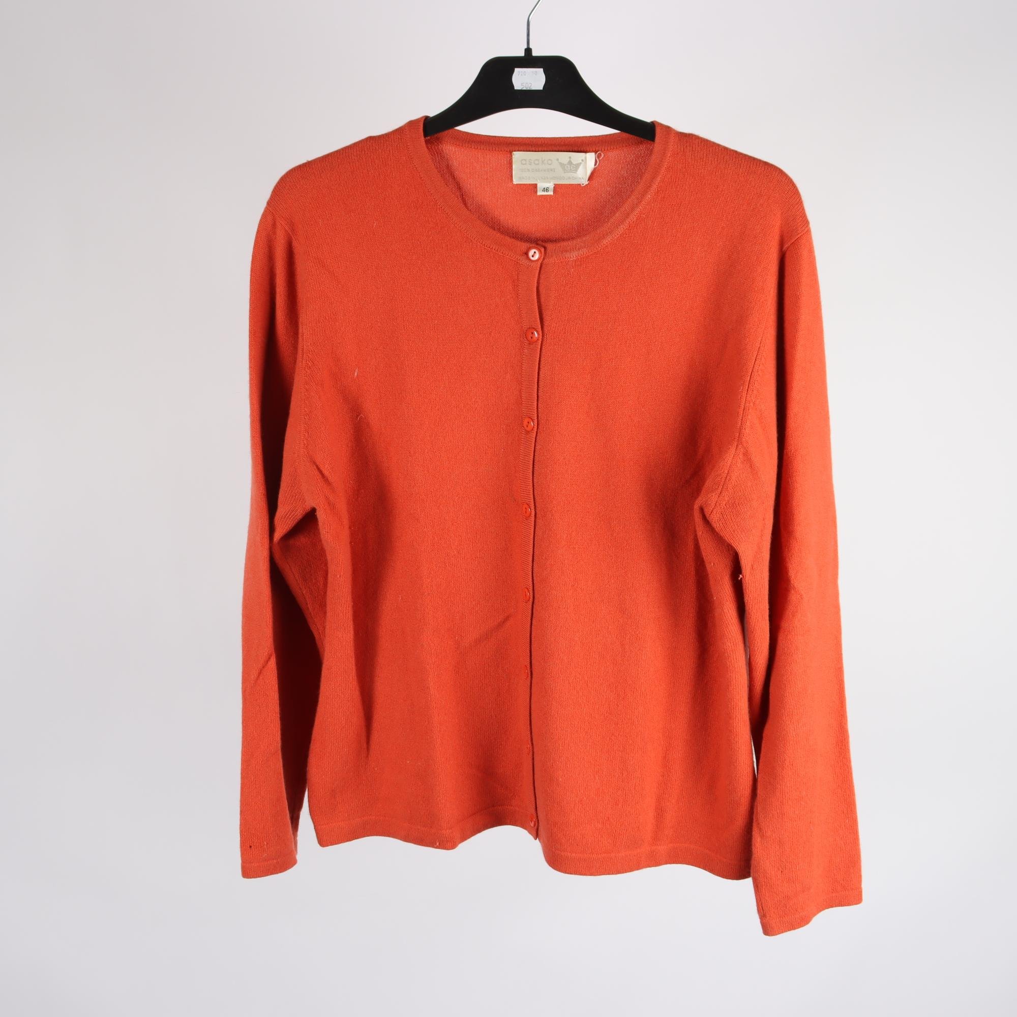 Kofta, Asako, orange, cashmere, stl. 46.