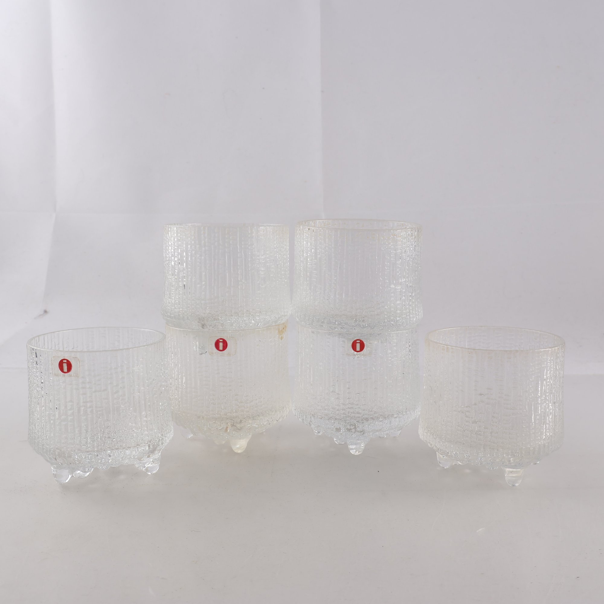Whiskeyglas, iittala, ultima thule, Tapio Wirkkala, 6 st