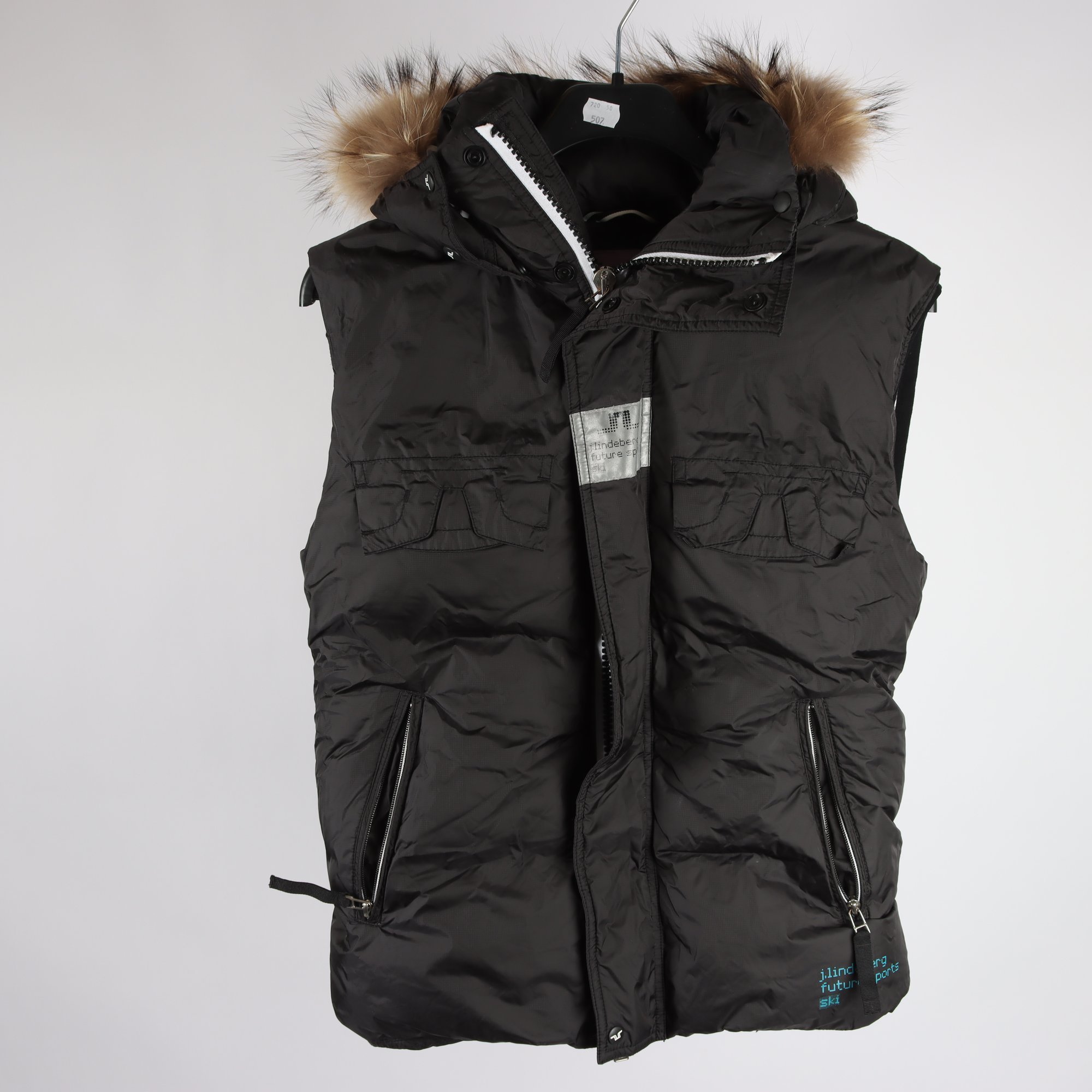 Väst, J.Lindeberg, svart, stl. M.