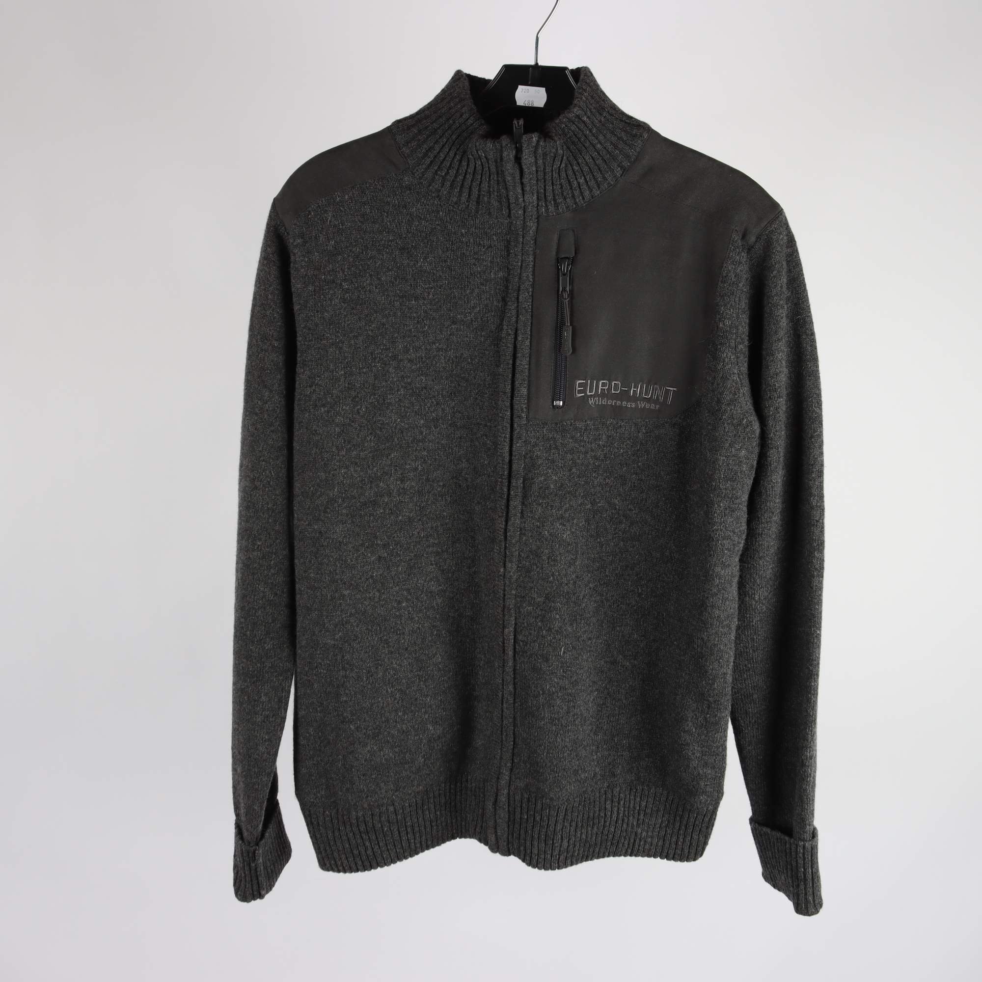 Kofta, Euro-Hunt, grå, ullmix, stl. 40.