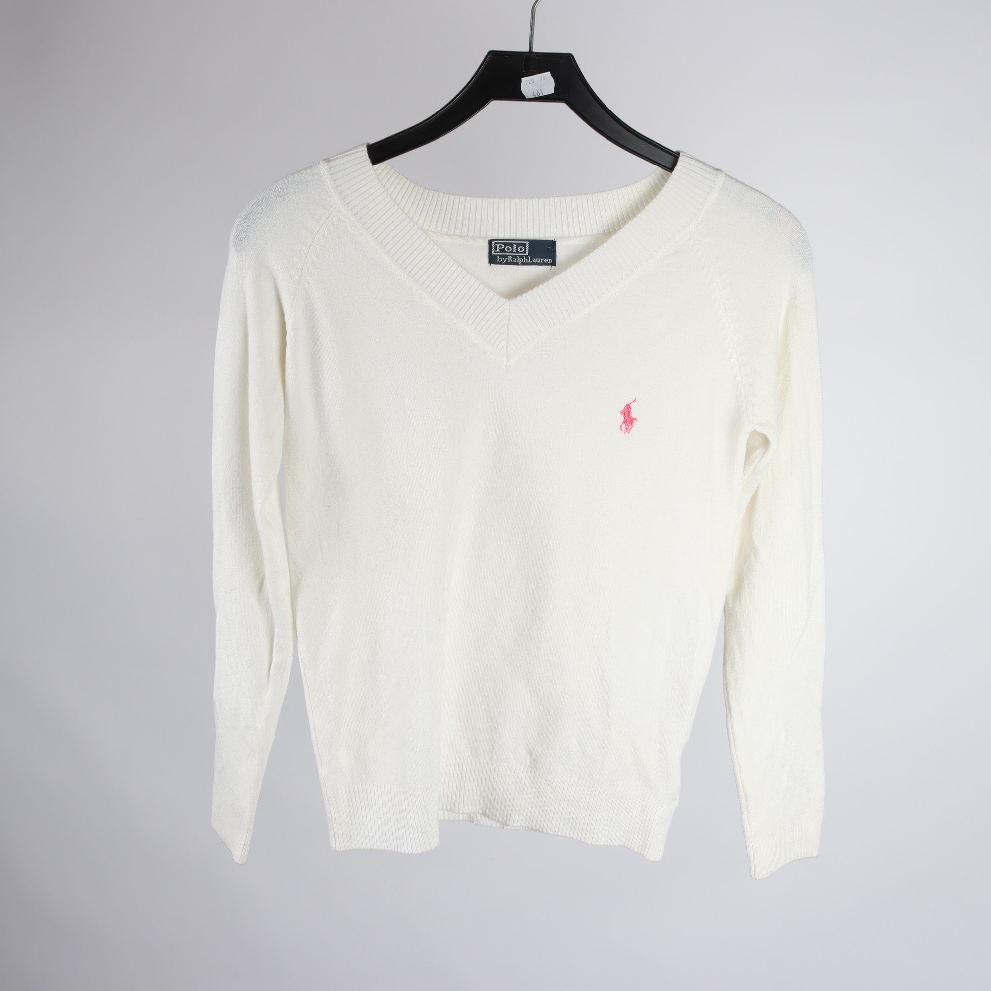 Tröja, Polo Ralph Lauren, vit, 100% cashmere, stl. 38.