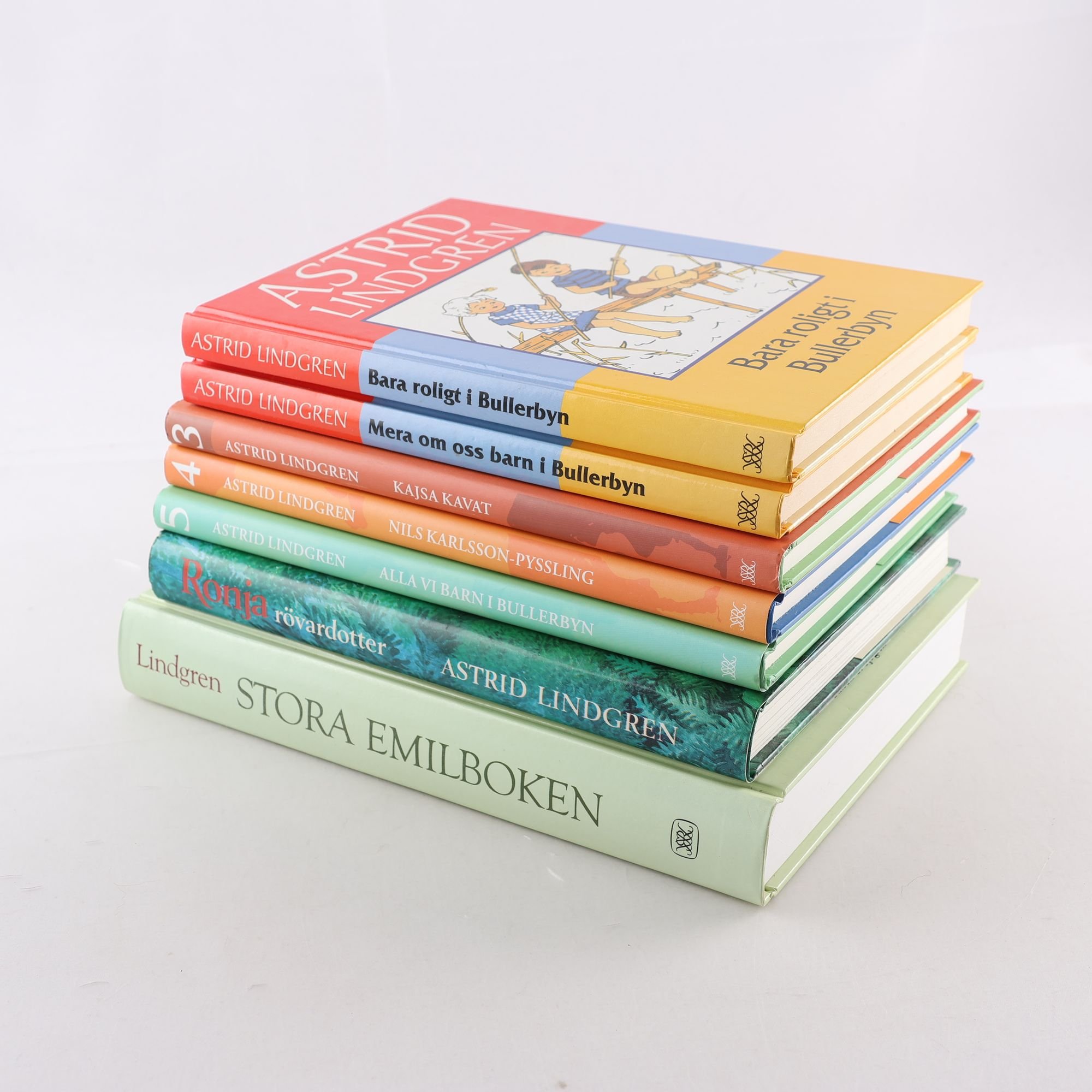 Astrid Lindgren, bokpaket med 7 volymer