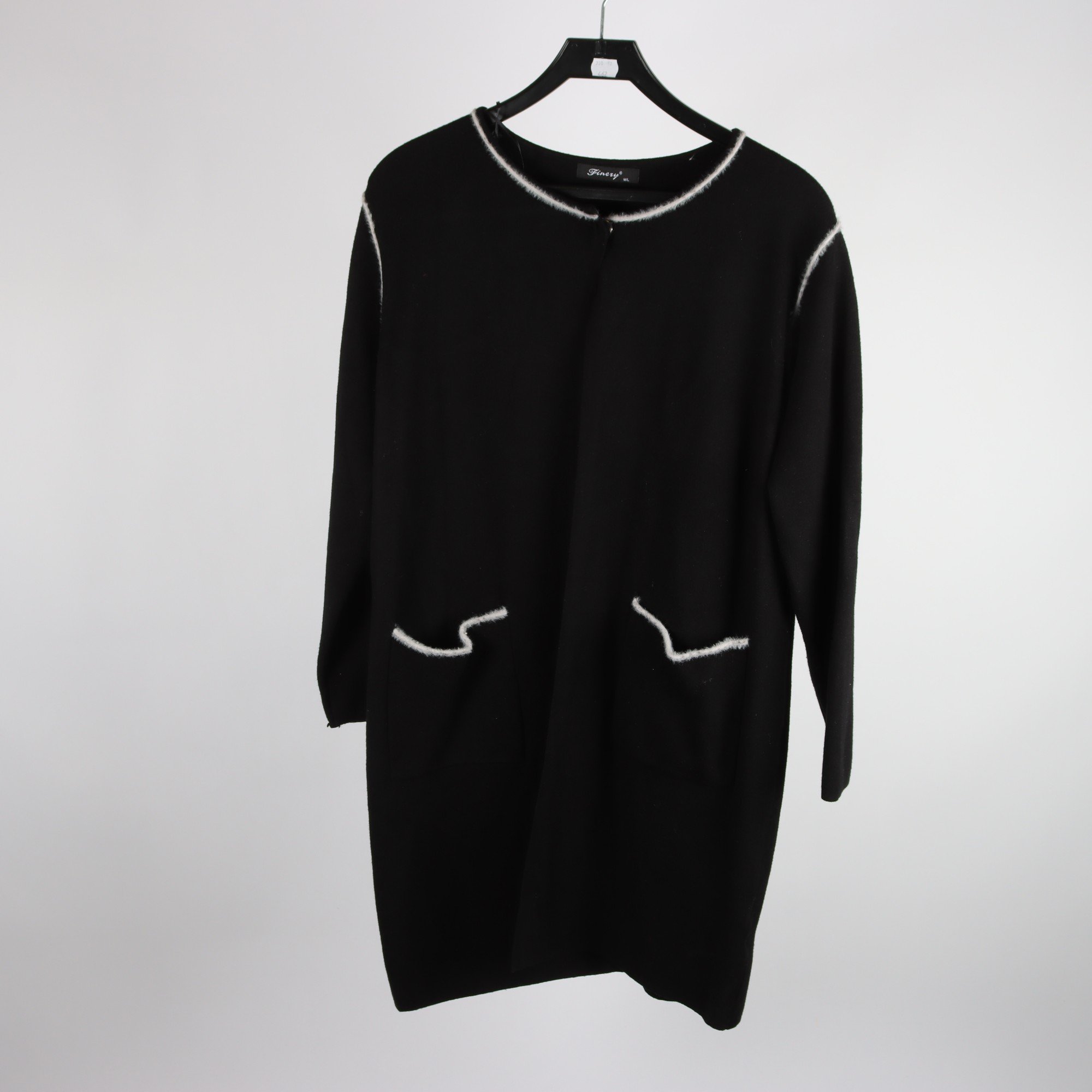 Kofta, Finery, svart, stl. M/L.