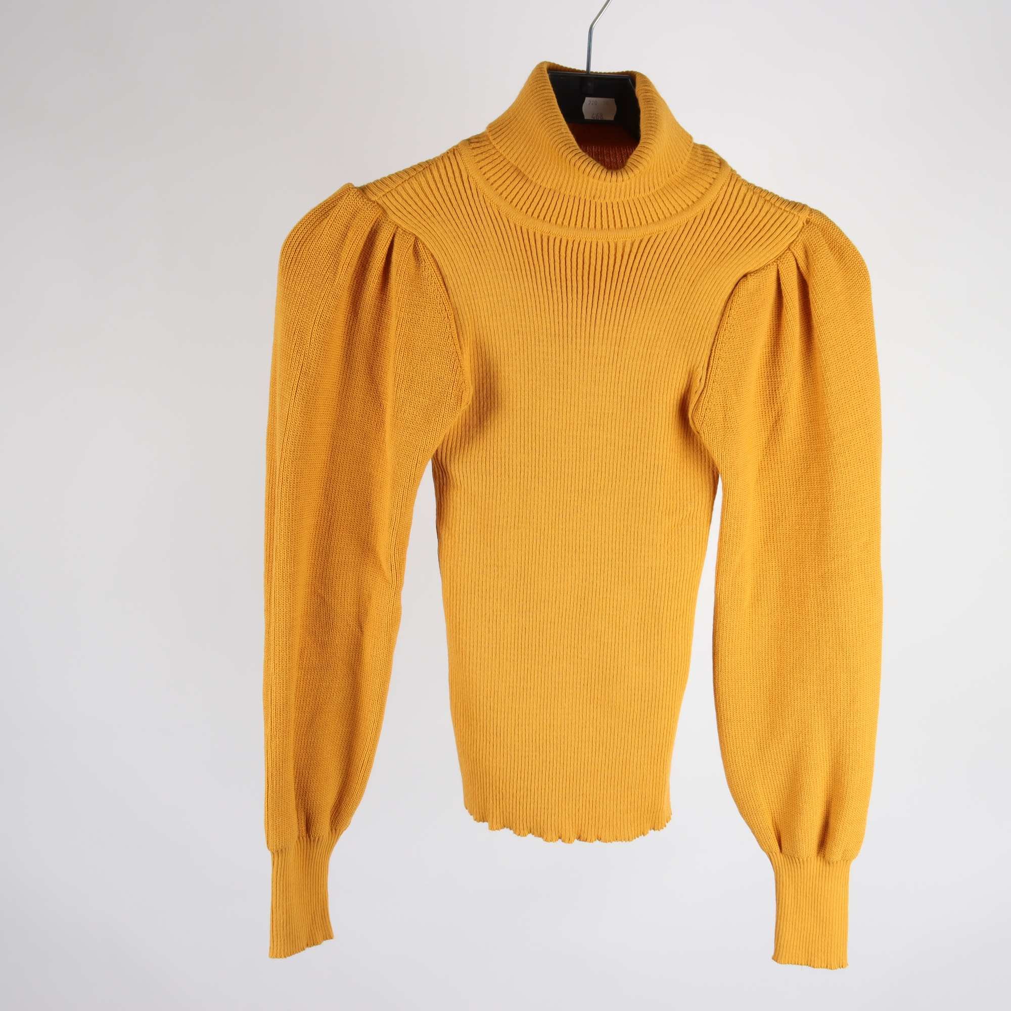 Tröja, Okänd, senapsgul, stl. ca. S.