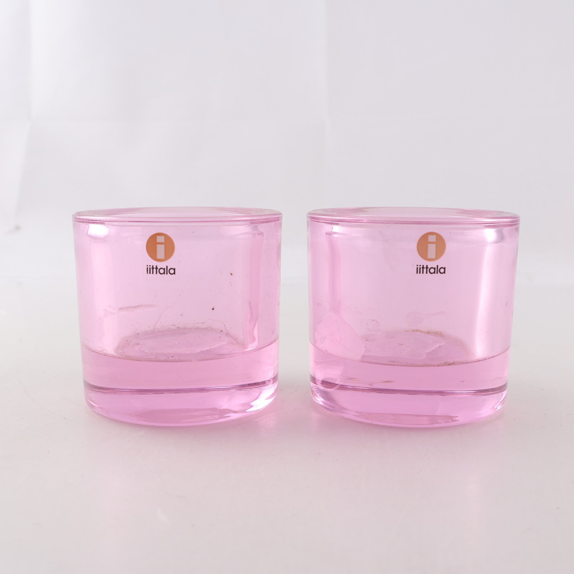 Ljushållare, iittala, ’Kivi’, rosa, 2 st