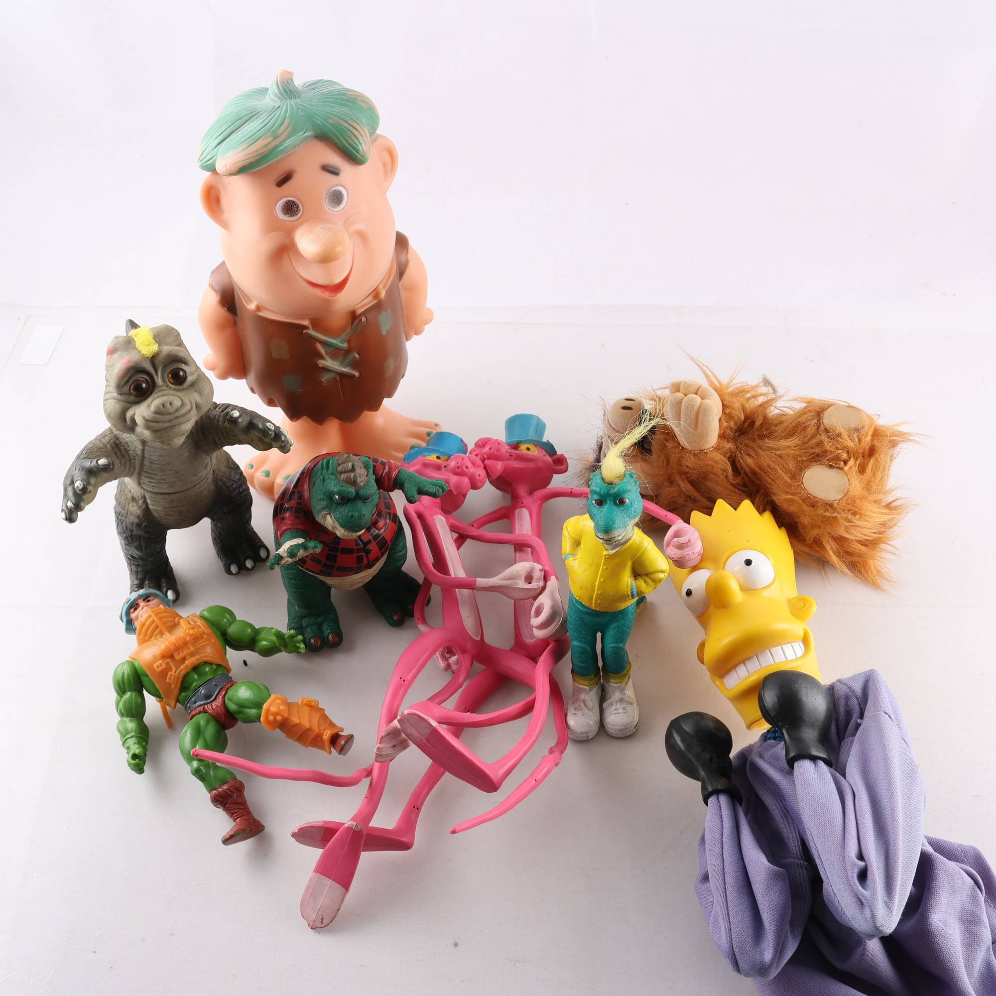 Figurer, tecknade figurer, blandade leksaker