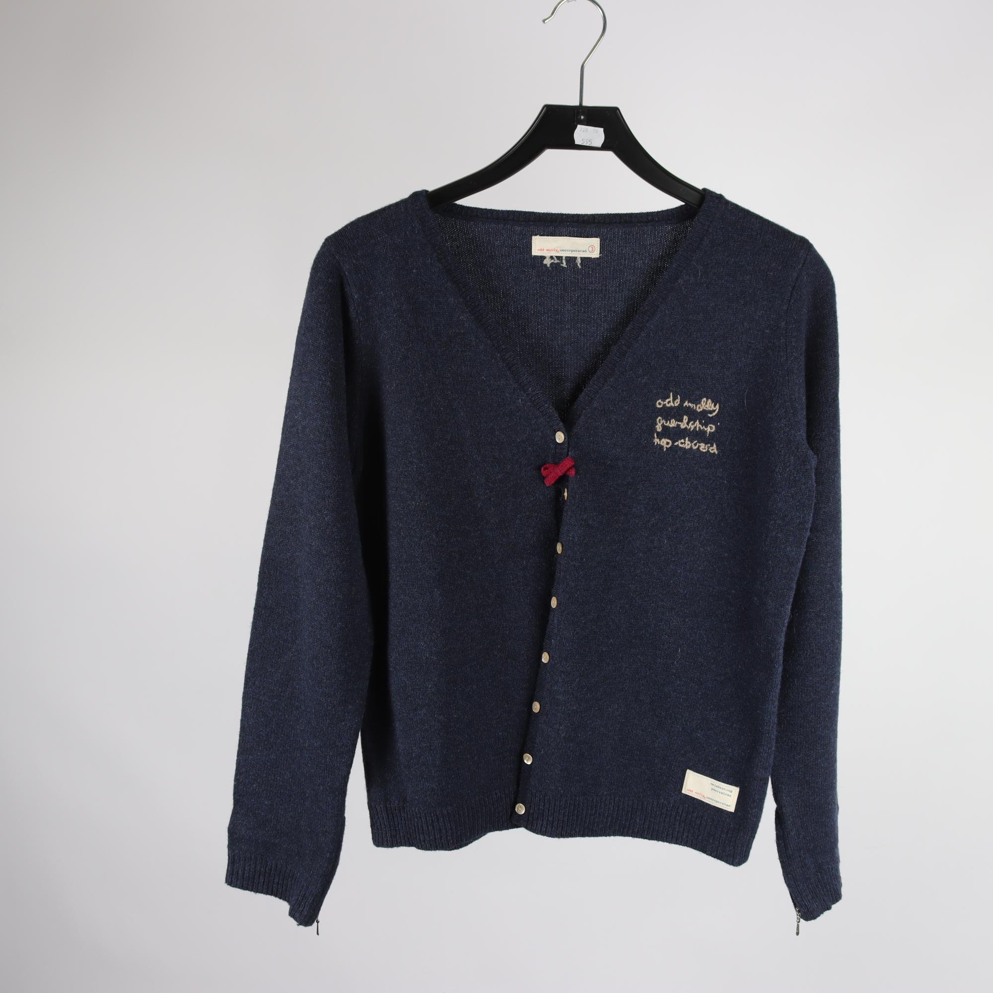 Kofta, Odd Molly, blå, lammull, stl. L.