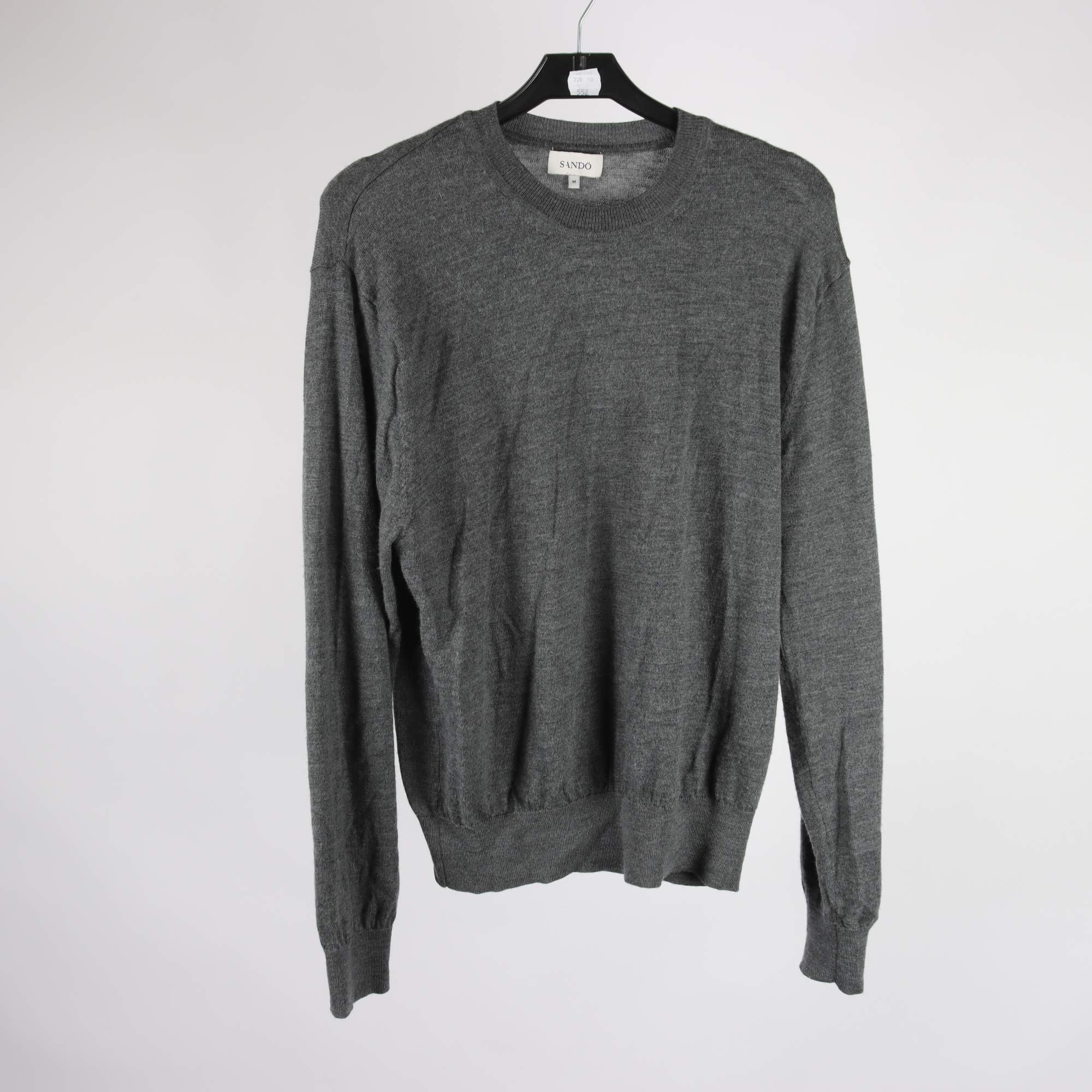 Tröja, Sandö, grå, ull, stl. M.