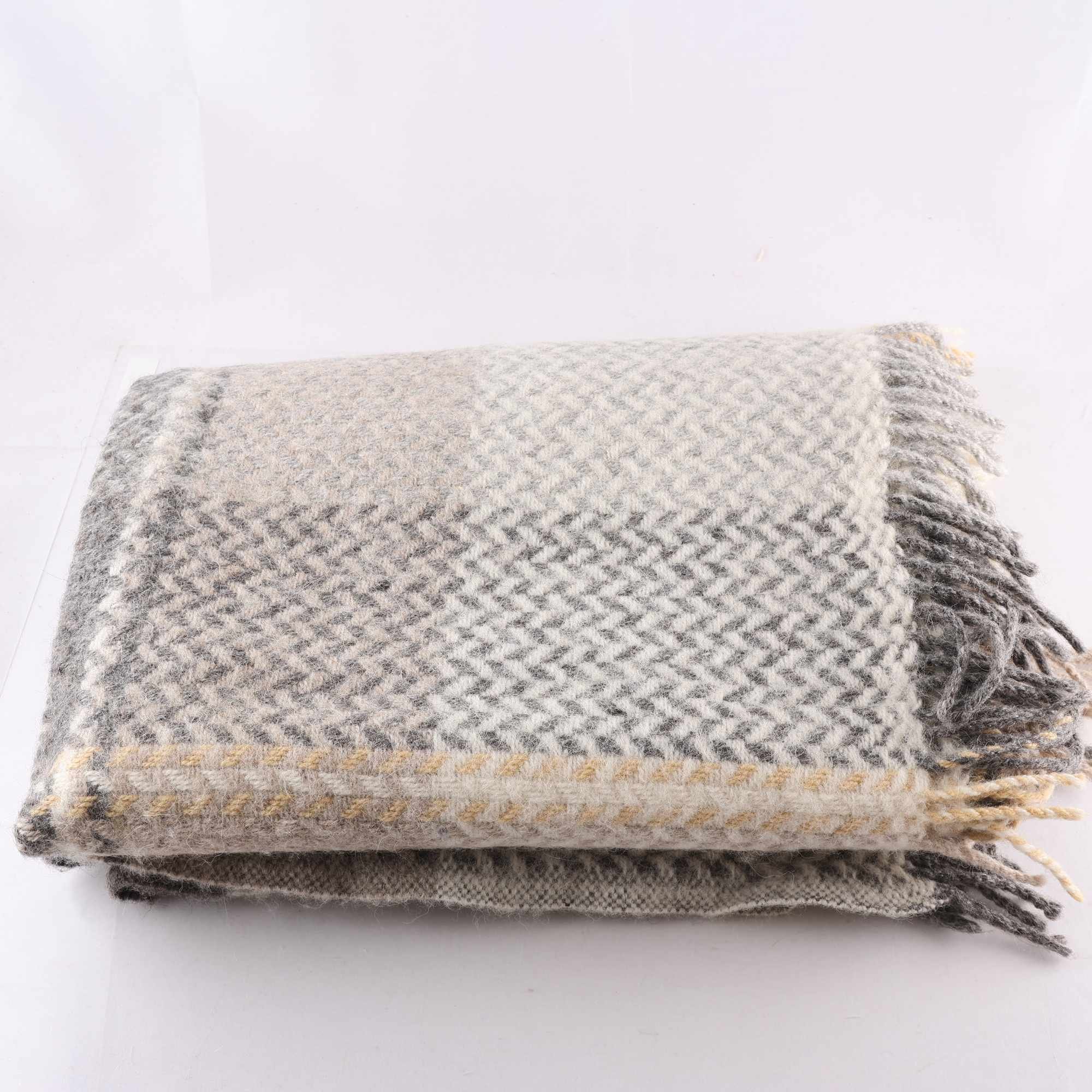 Filt, Alafoss of Island, grå, beige, ull