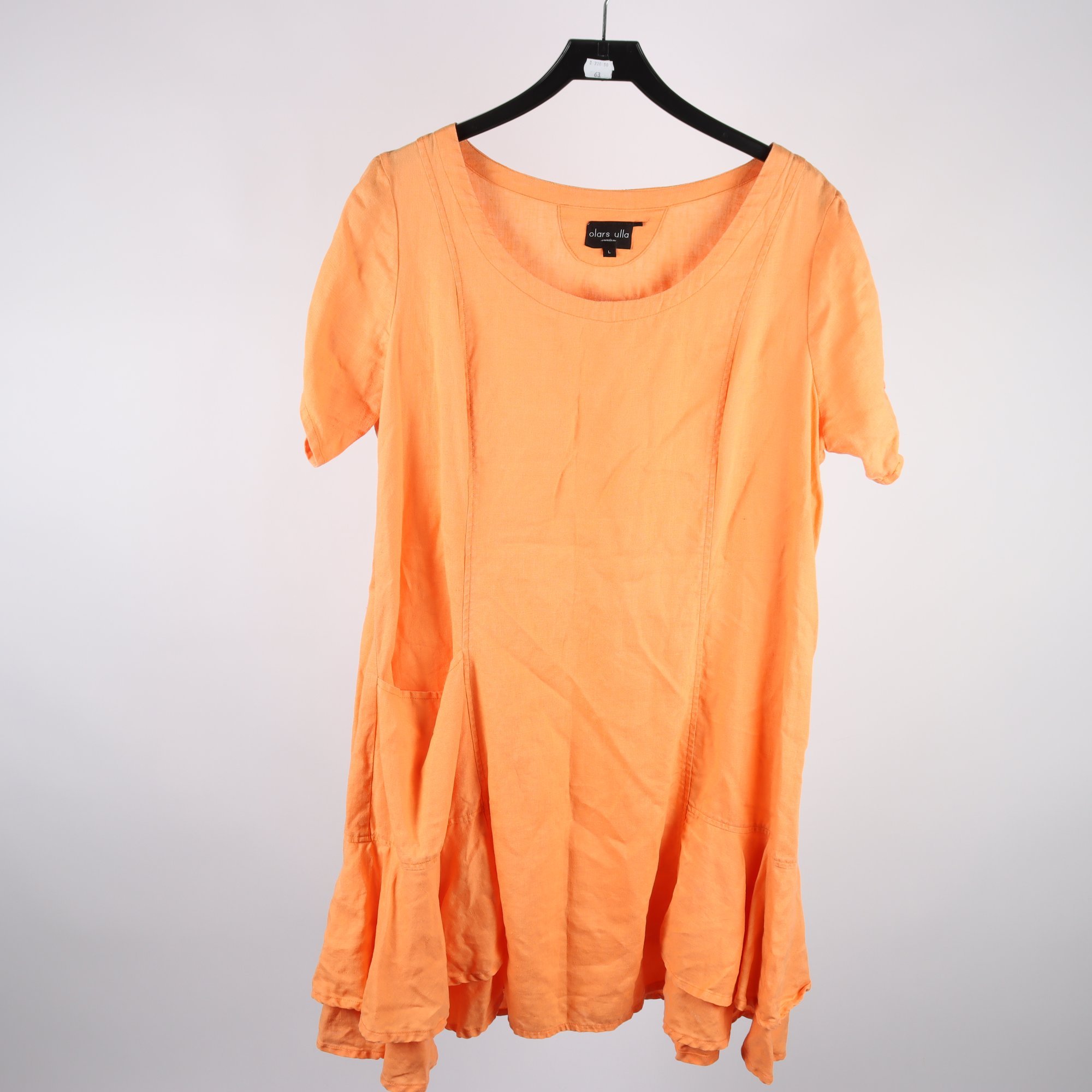 Tunika/klänning, Olars Ulla, orange, stl. L