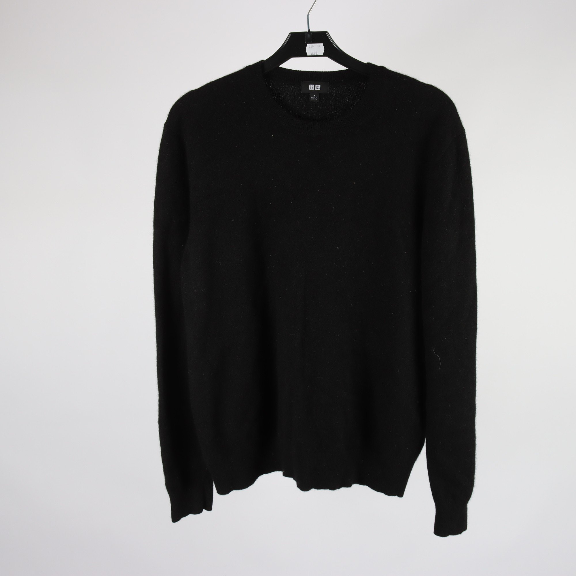 Tröja, Uniqlo, svart, 100% cashmere, stl. M.