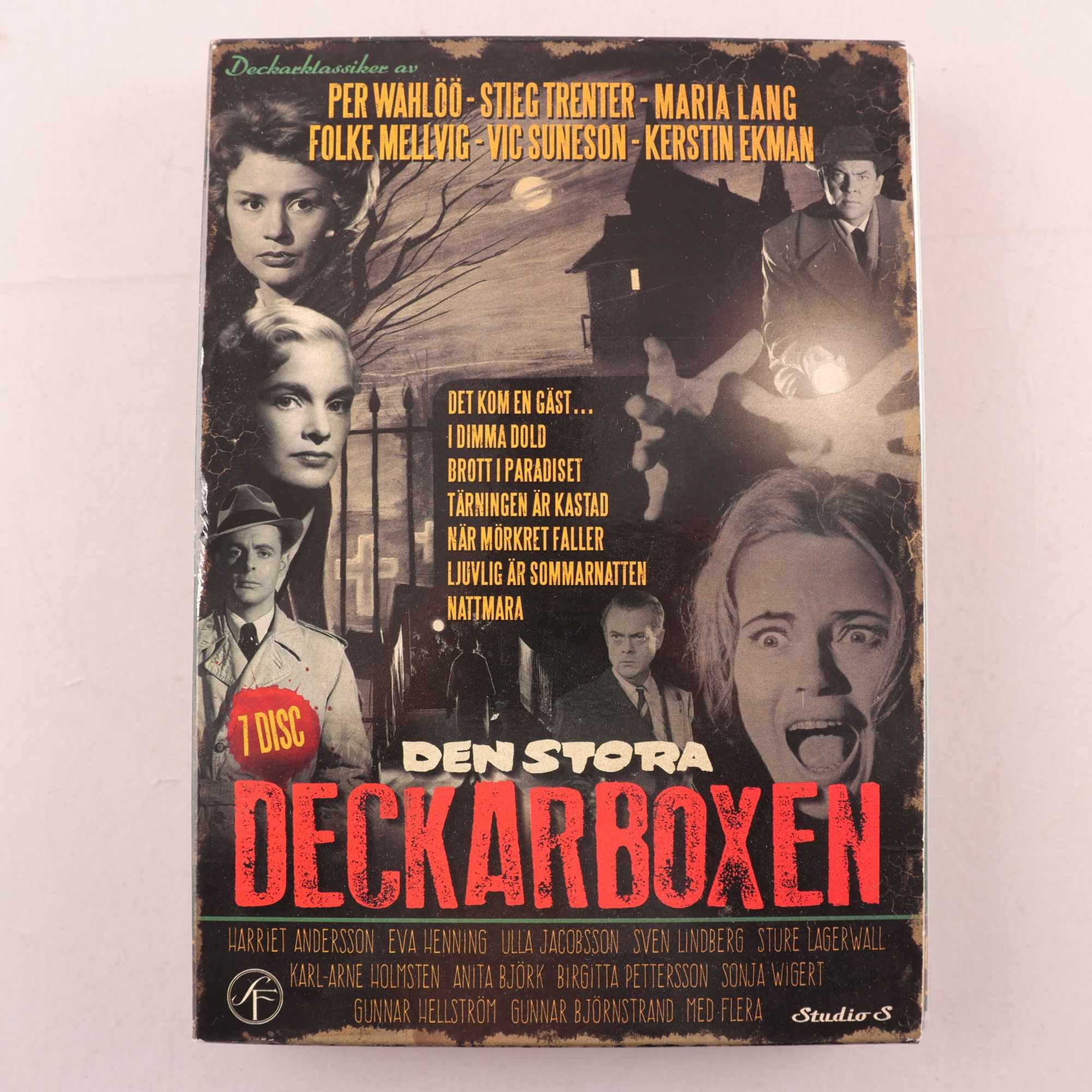 DVD Den stora deckarboxen, 7 disc
