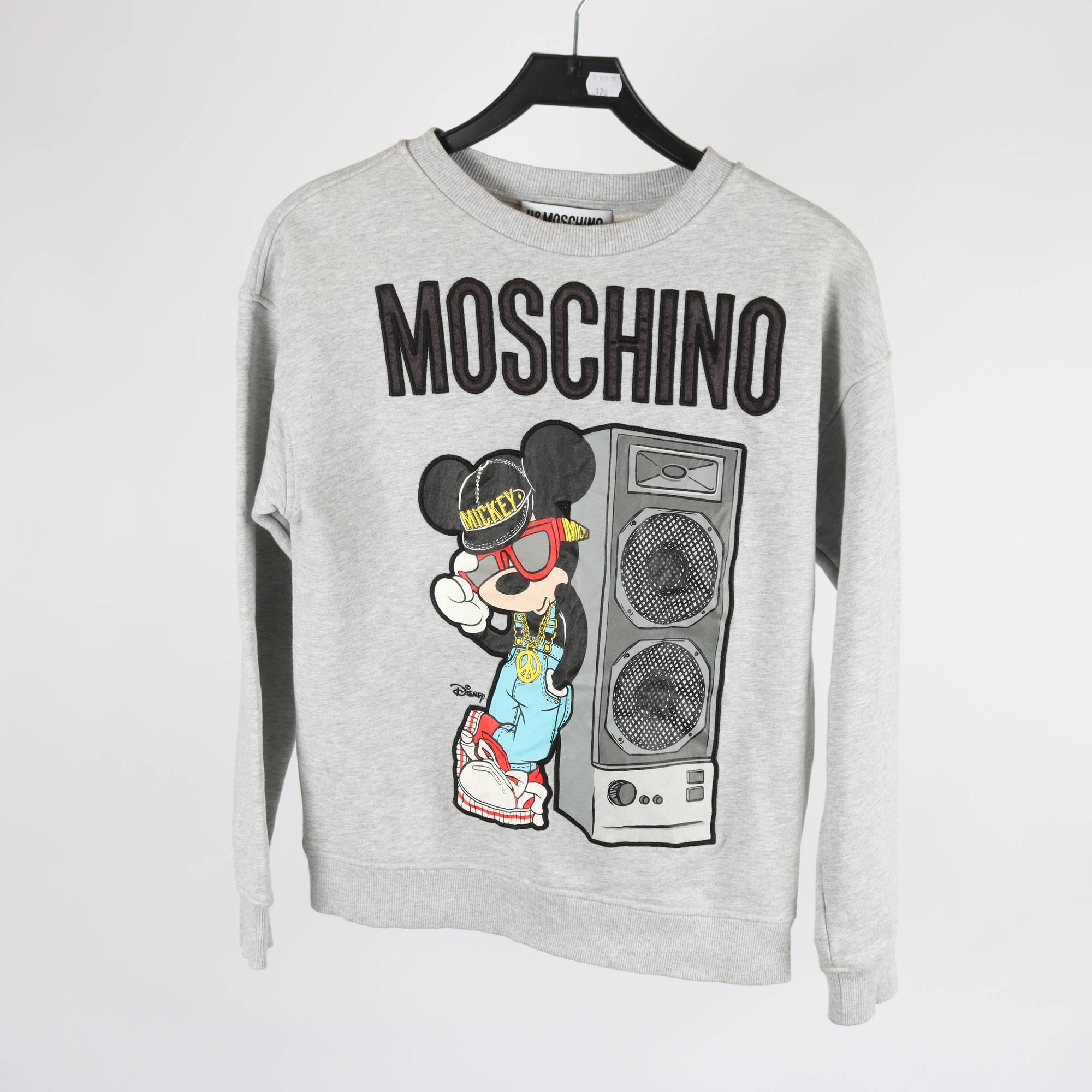 Sweatshirt, Moschino, grå, stl. XS
