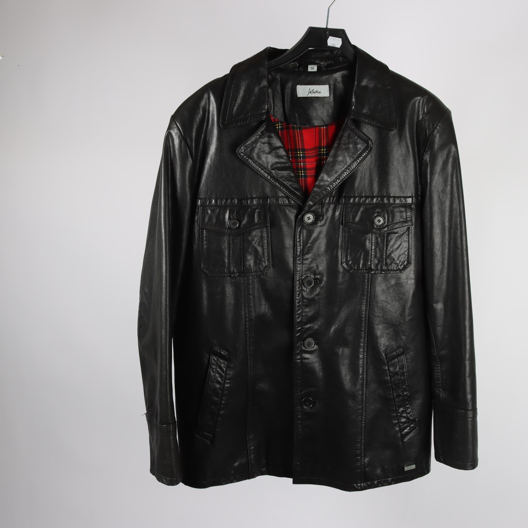 Skinnjacka, Jofama, svart, stl. 56