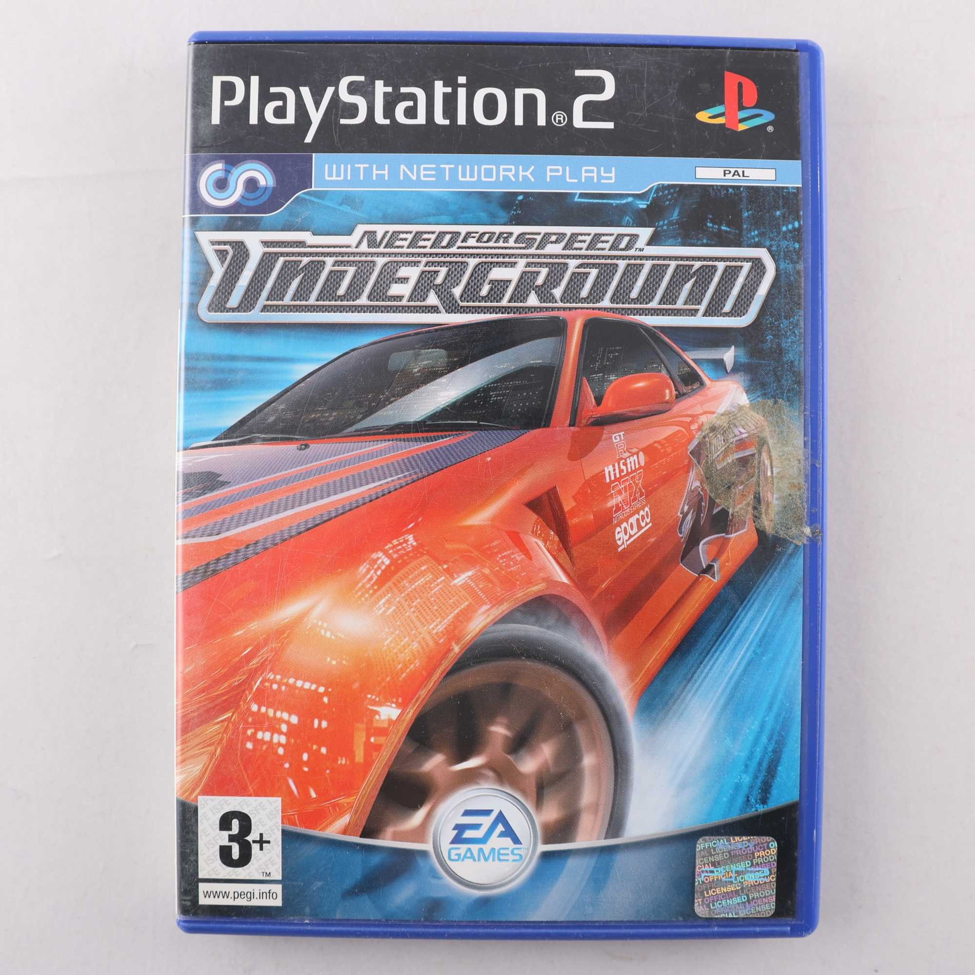 Spel Need for Speed, Underground, PlayStation 2