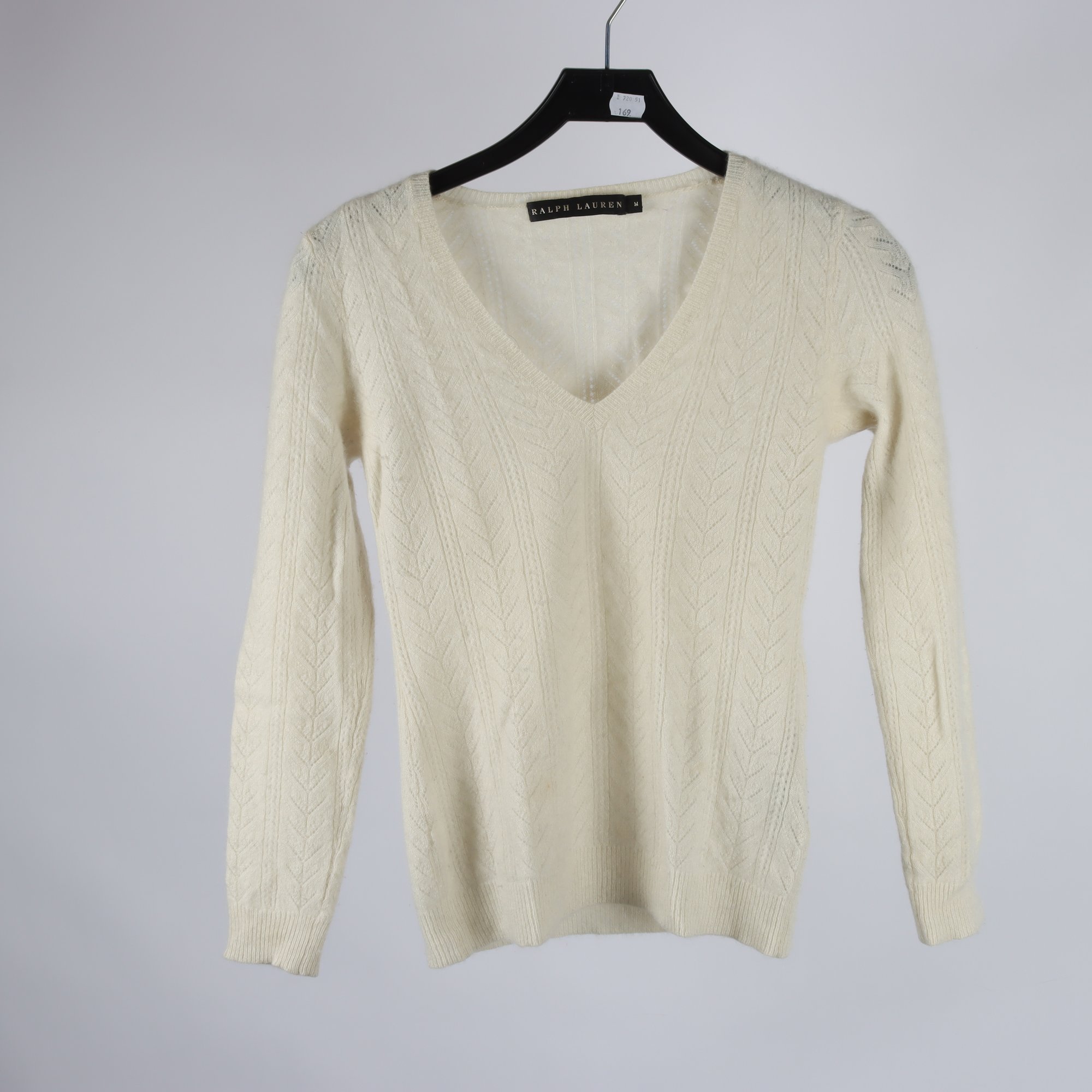 Tröja, Ralph Lauren, vit, stl. M
