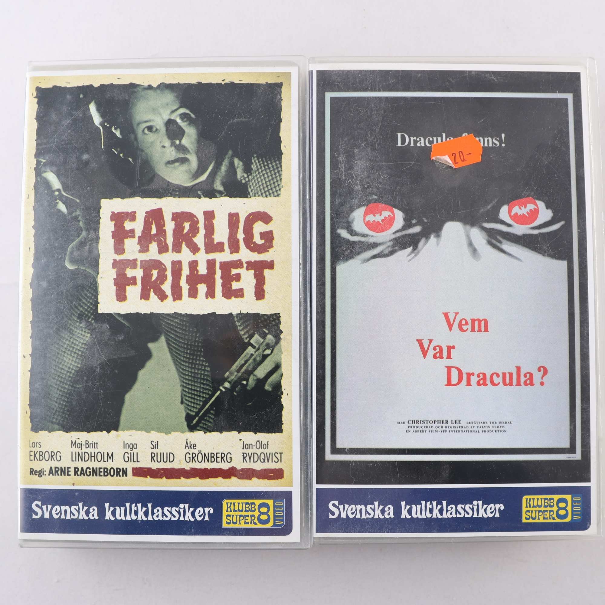 VHS Farlig Frihet & Vem var Dracula?