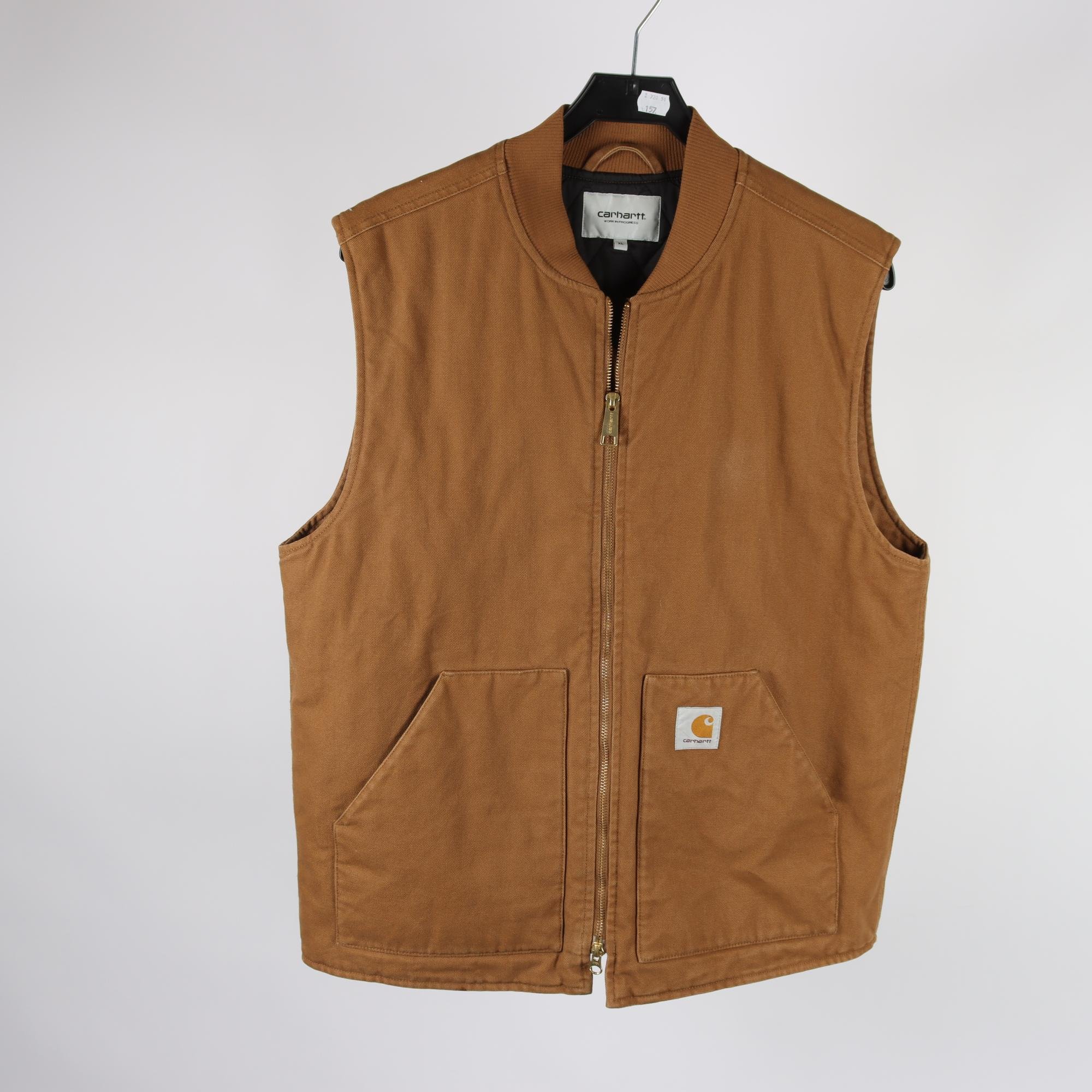 Väst, carhartt, brun, stl. XL