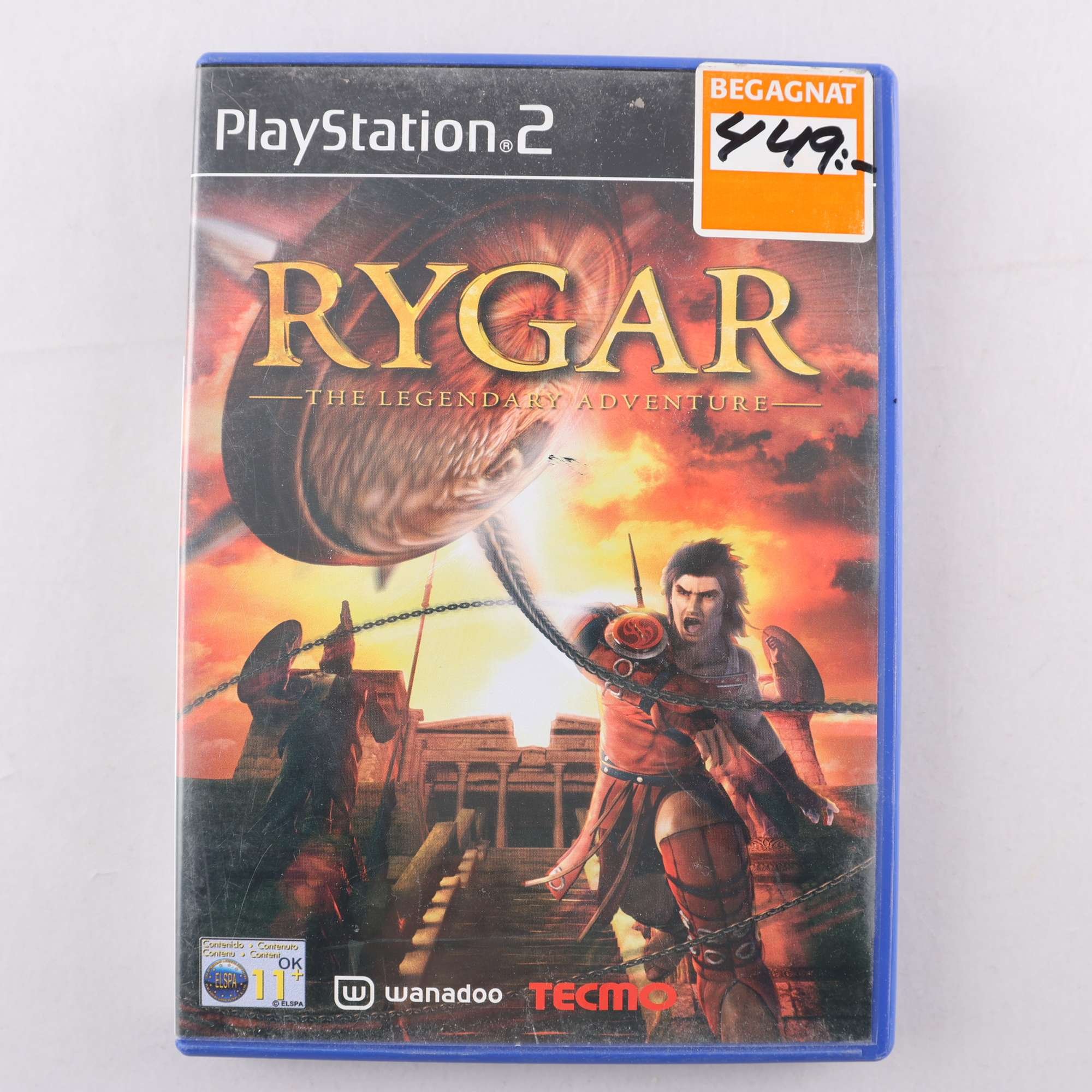 Spel Rygarm The Legendary Adventure, PlayStation 2