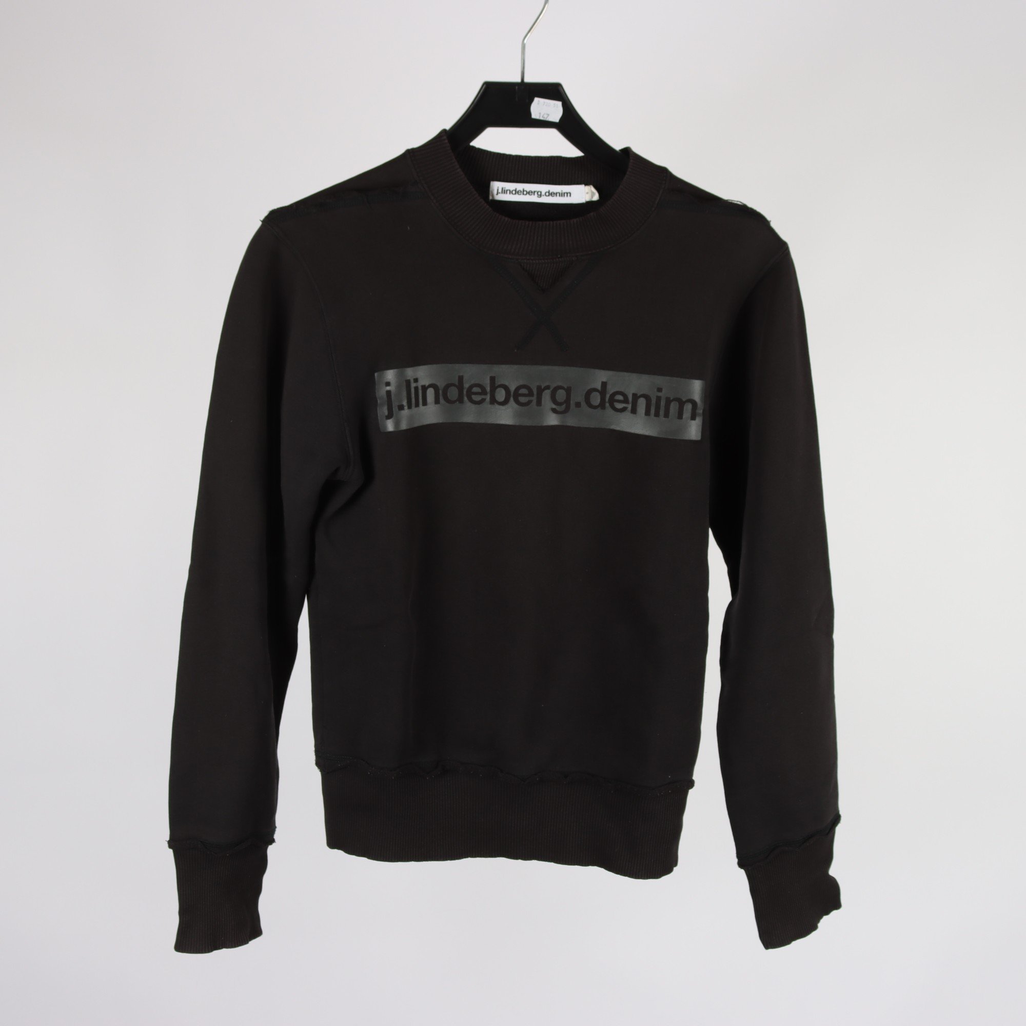 Sweatshirt, J.Lindeberg, svart, stl. S