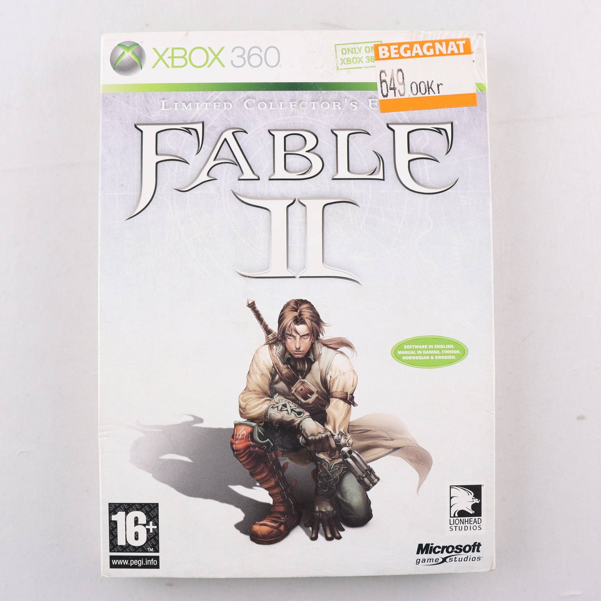 Spel Fable II, Limited Collectors Edition, Xbox 360
