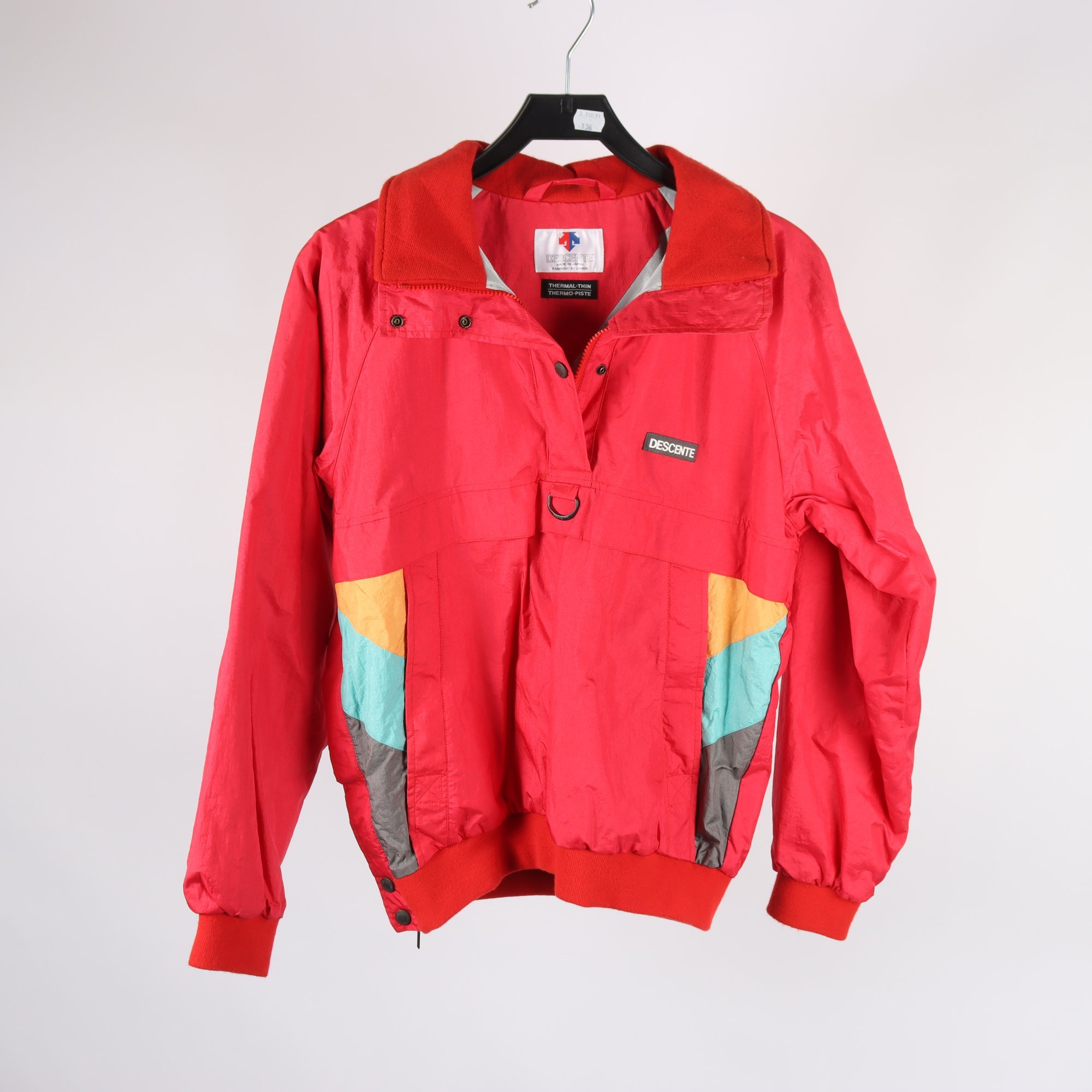 Anorak, Descente, röd, stl. 42