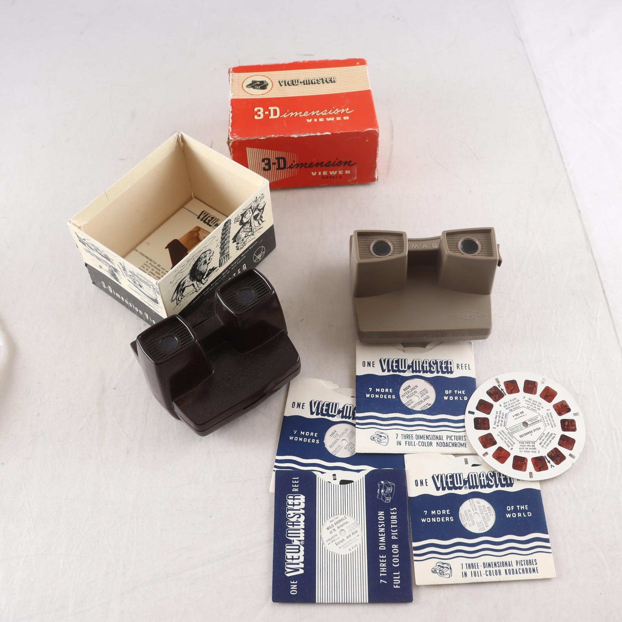 View-master, 2st, med skivor.