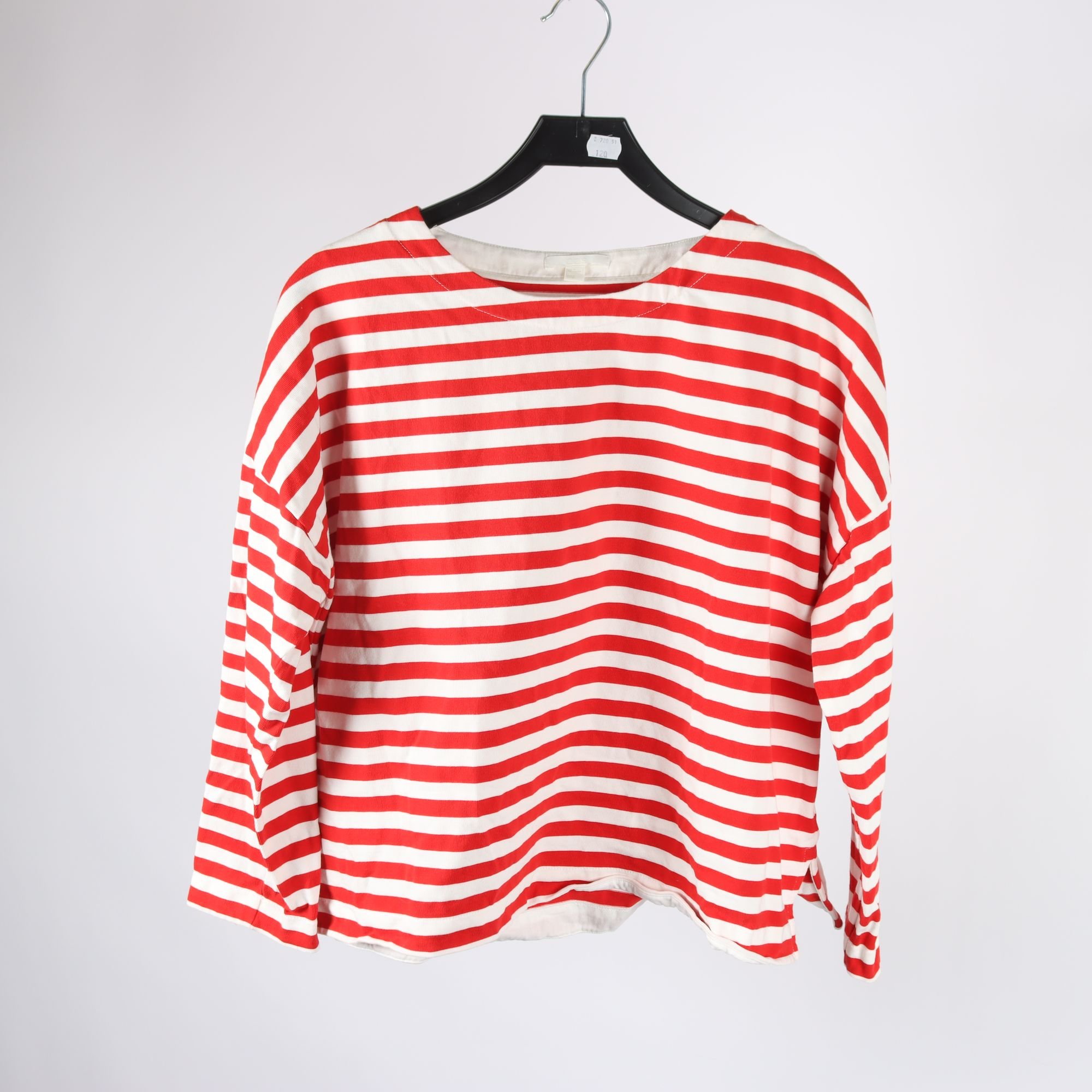 Tröja, COS, röd, vit, randig, stl. M