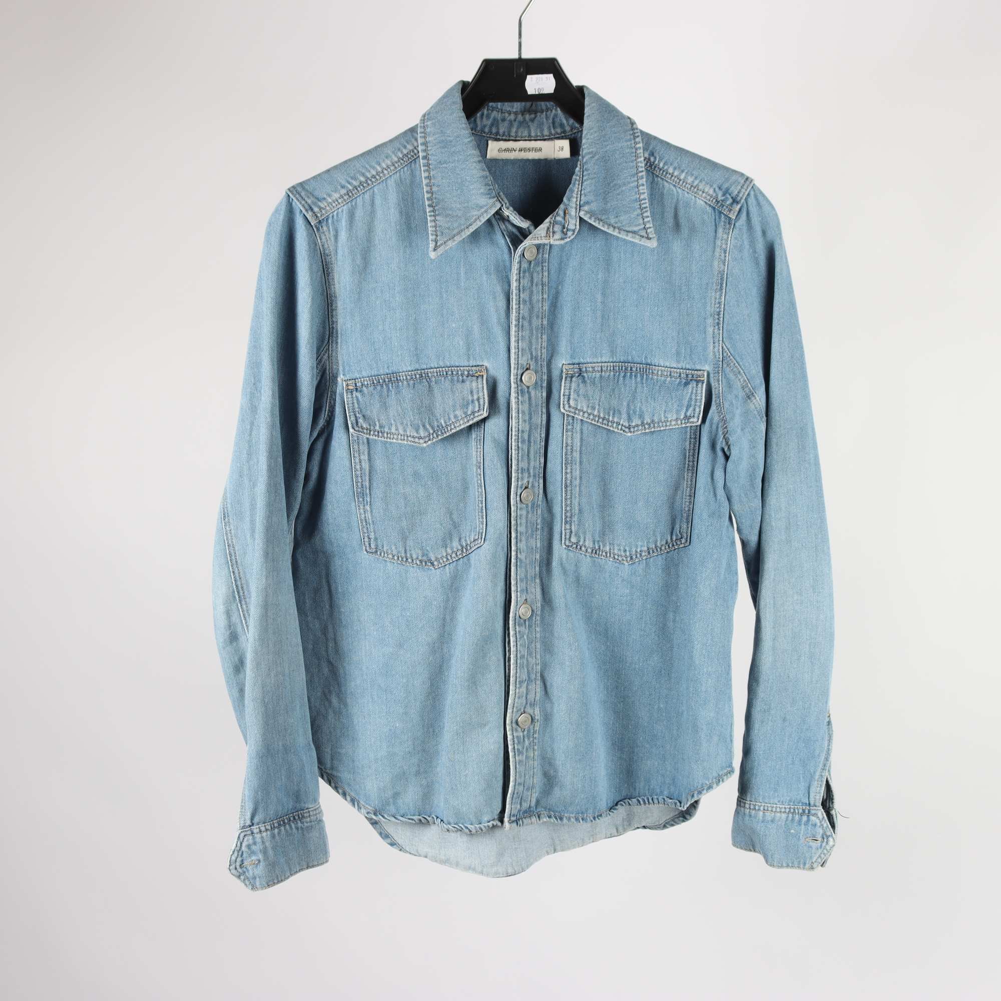 Jeansskjorta, Carin Wester, blå, stl. 38