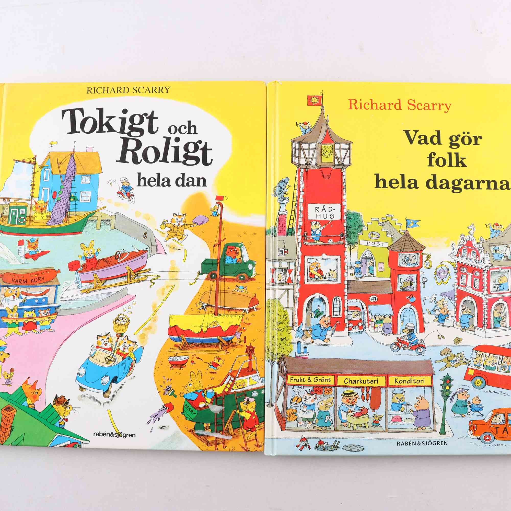 Bokpaket, Richard Scarry, 2 volymer