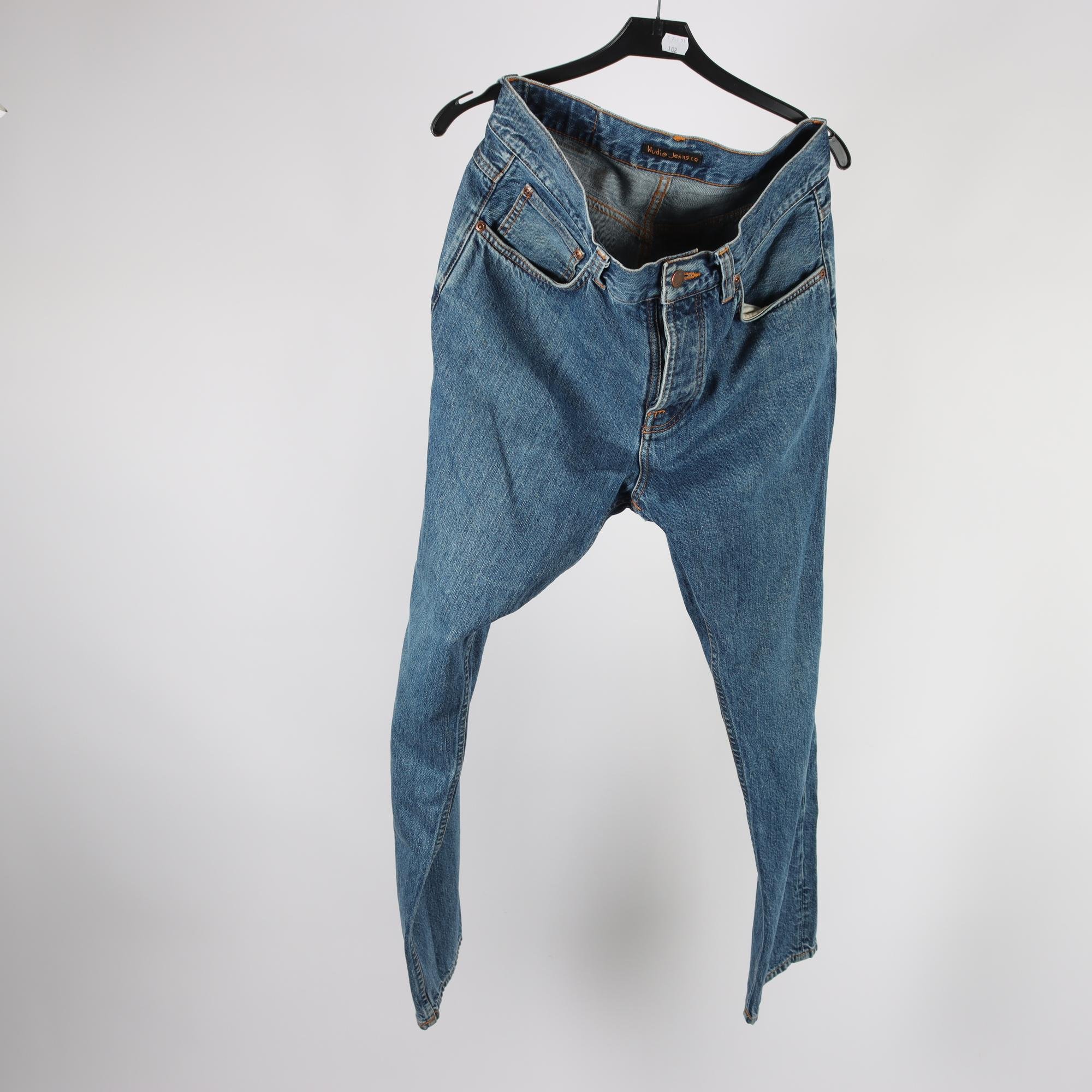 Jeans, Nudie, blå, stl. W32 L30