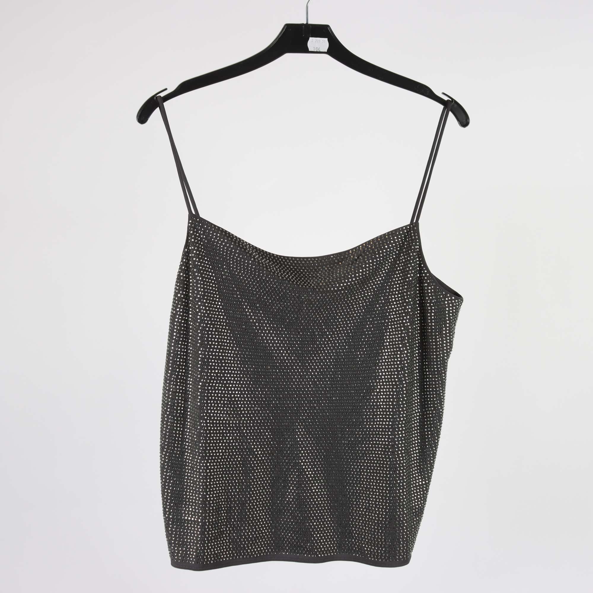 Linne, H&M Studio, svart, strass, stl. 36