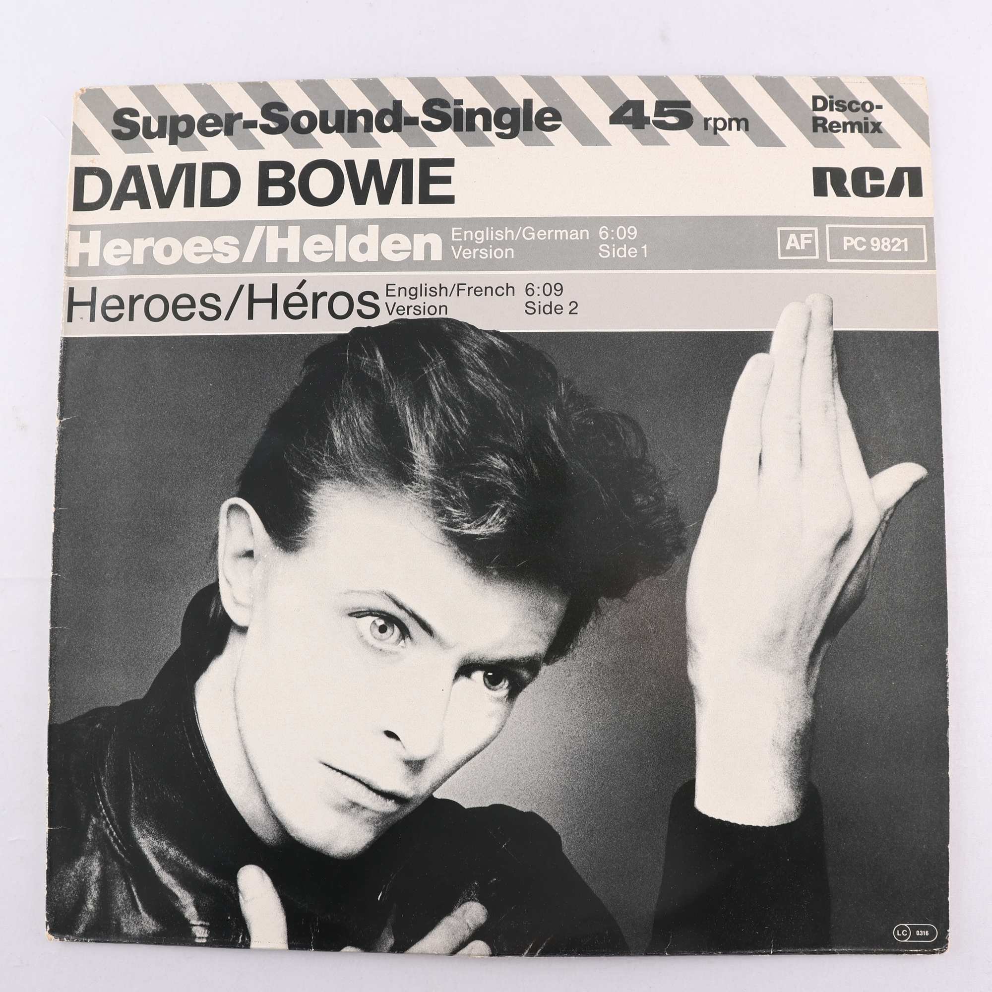 LP David Bowie, Heroes / Helden / Heroes / Héros