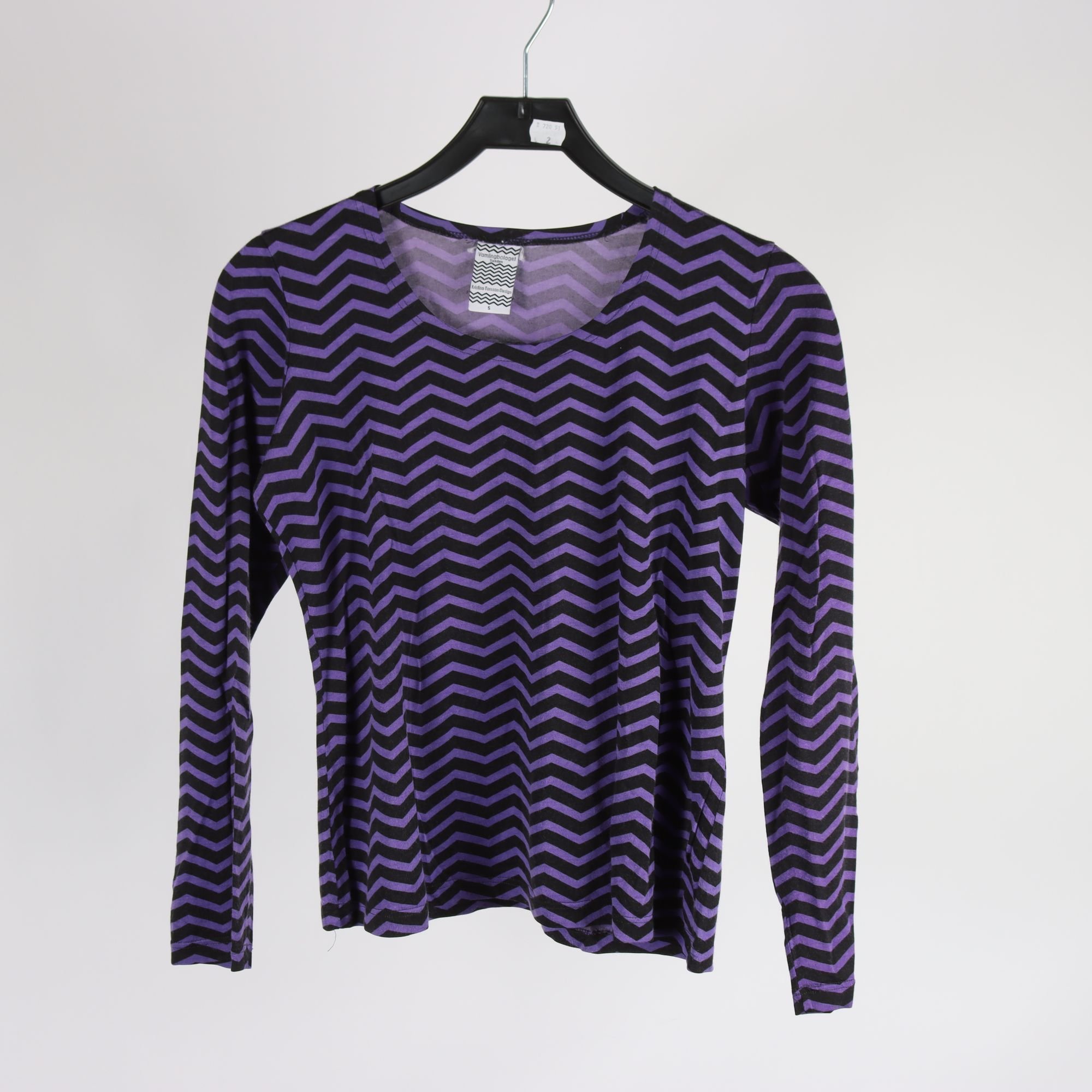 Tröja, Vamlingbolaget, lila, svart, stl. S