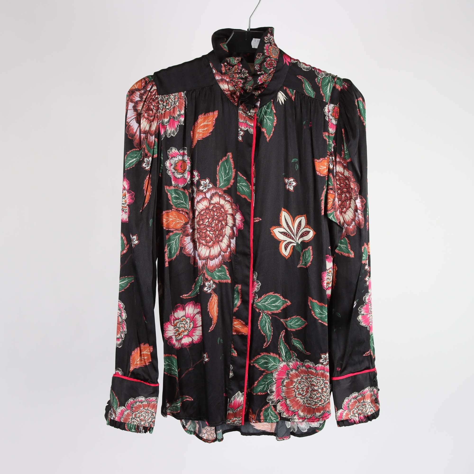 Blus, Day Birger et Mikkelsen, svart, mönstrad, stl. 36