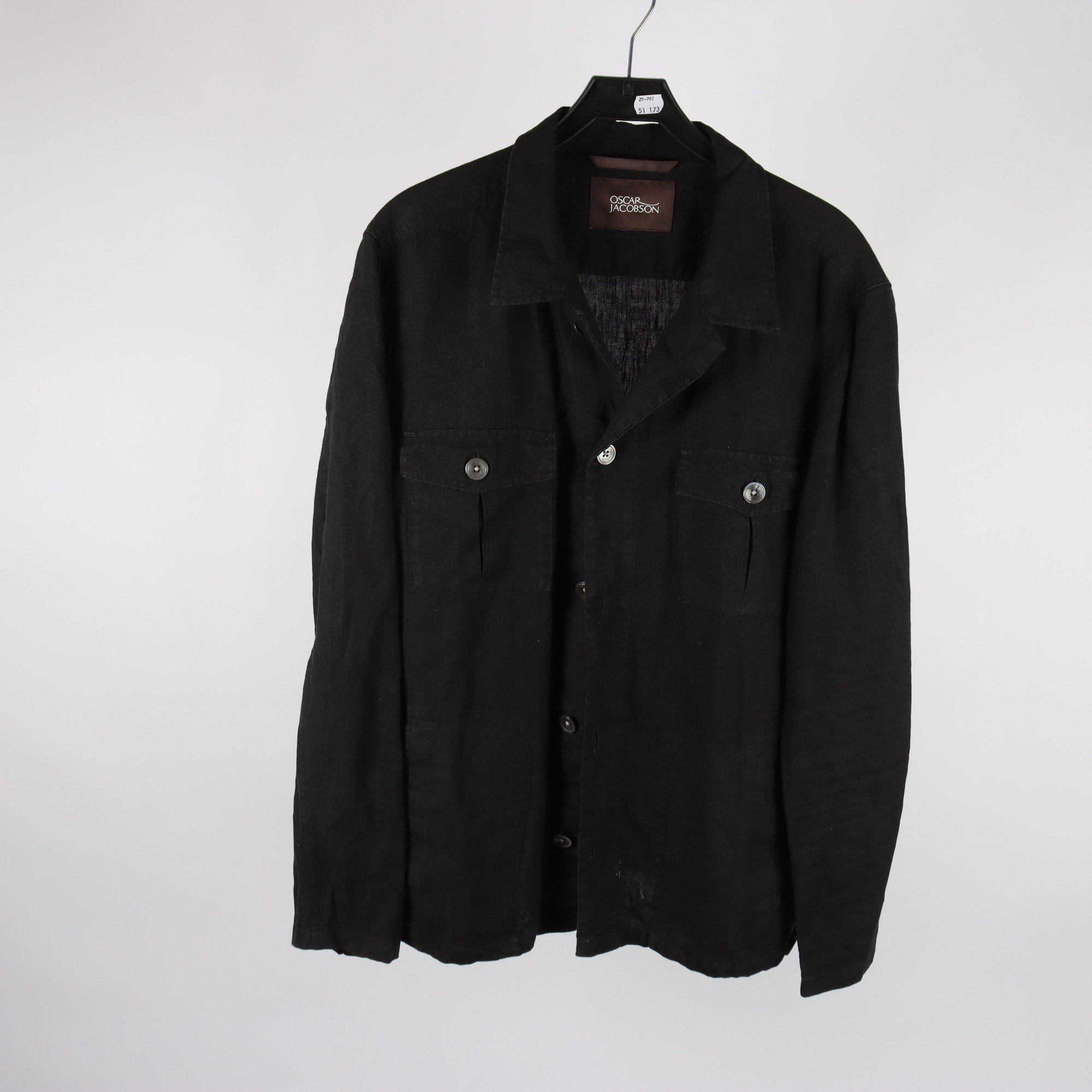 Skjorta, Oscar Jacobson, 100% lin, stl. XXL