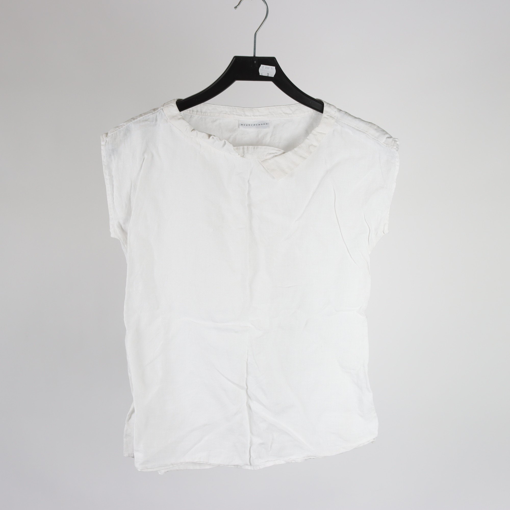 Blus, Nygårdsanna, vit, stl. XS