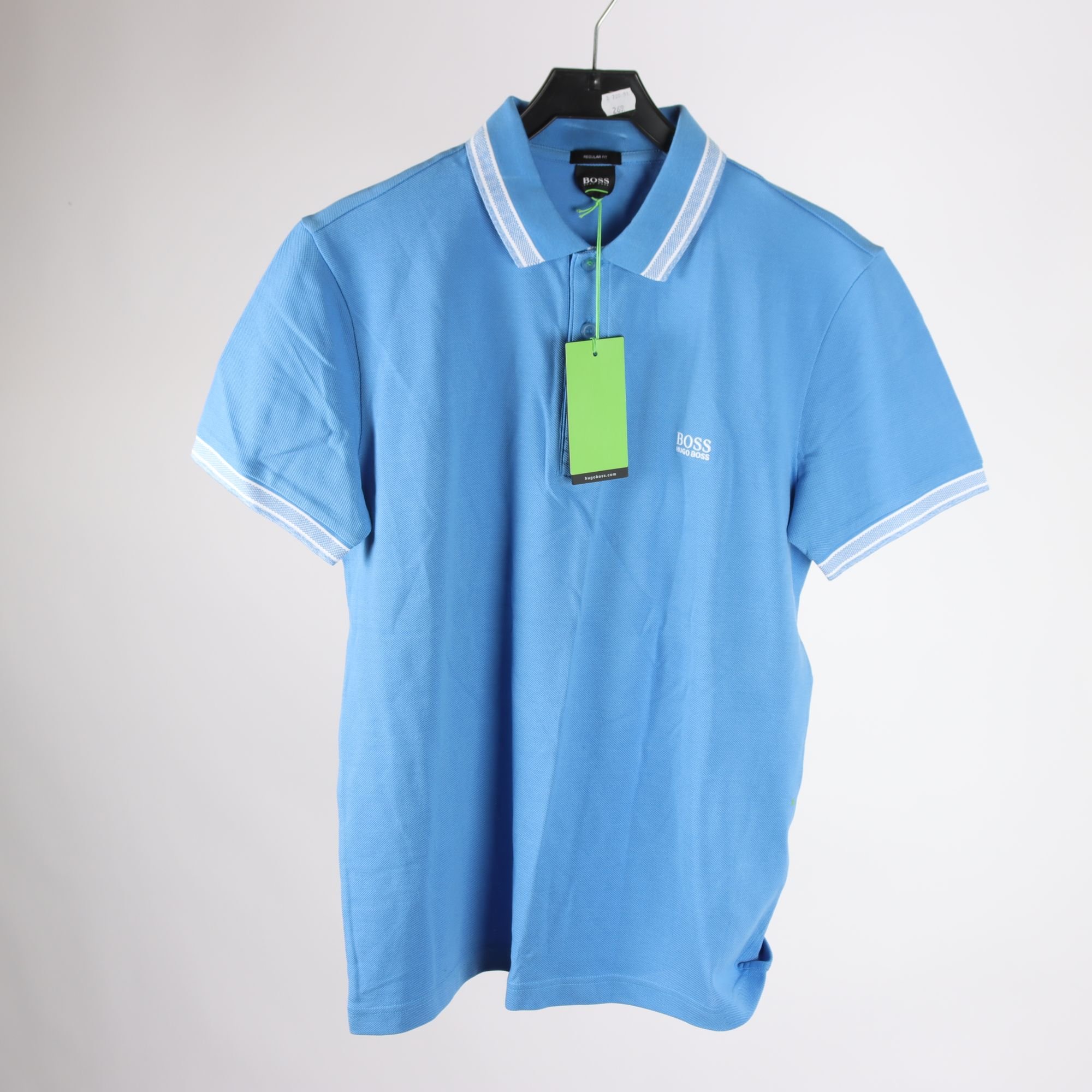 Pikètröja, Hugo Boss, blå, stl. M