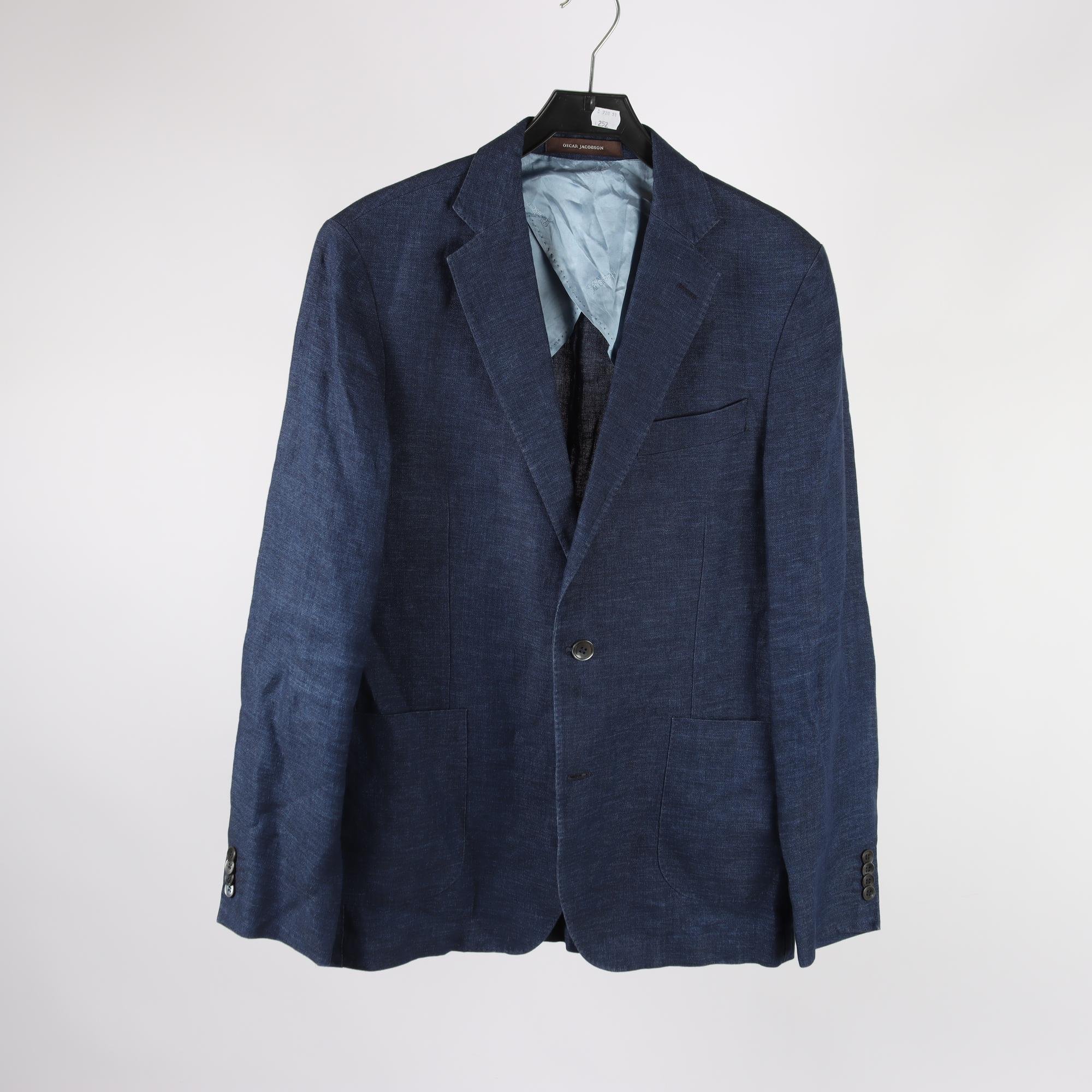 Kavaj, Oscar Jacobson, blå, stl. 52