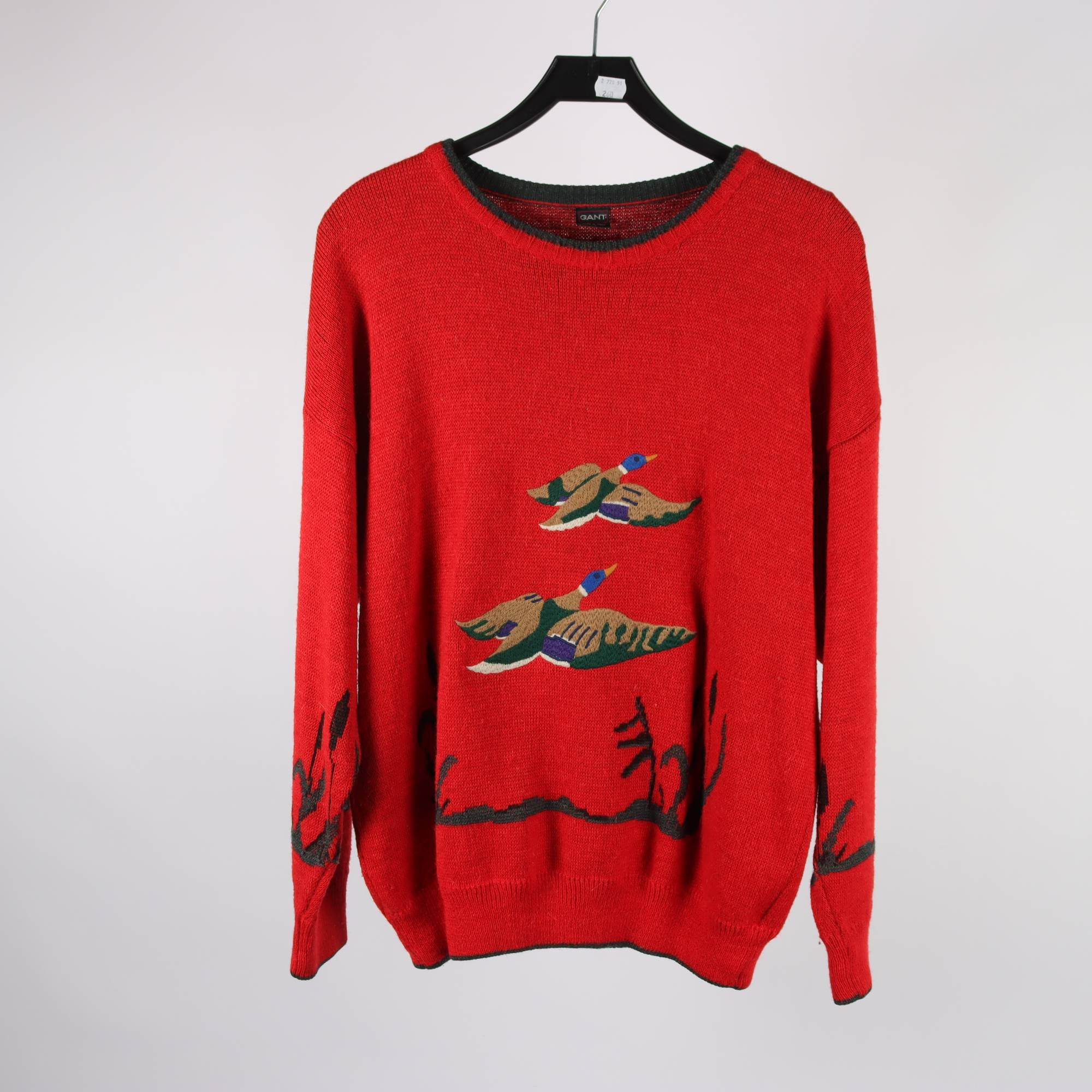 Tröja, Gant, röd, stl. M